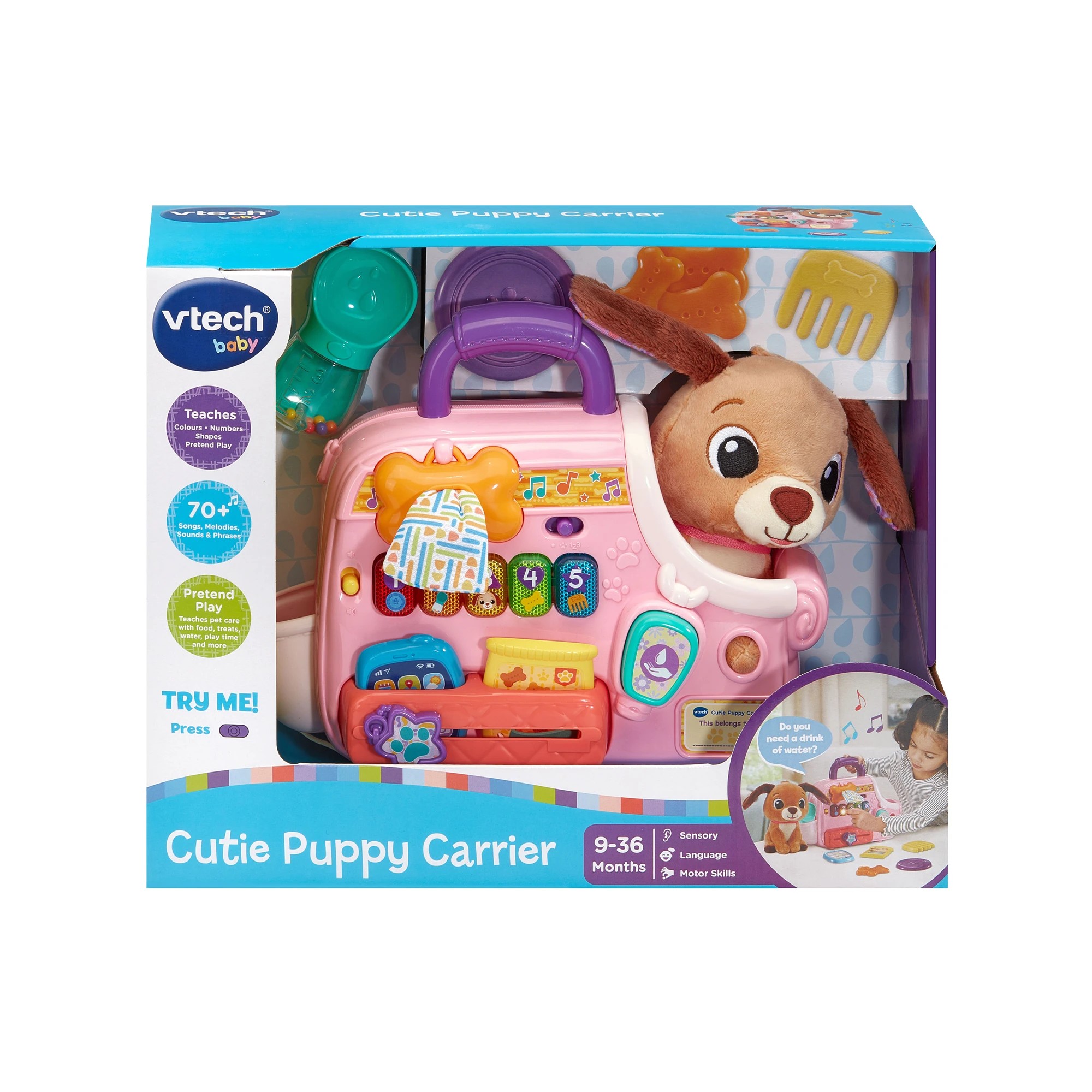 1 Vtech Cutie Puppy Carrier
 - Pink, 1 of 5
