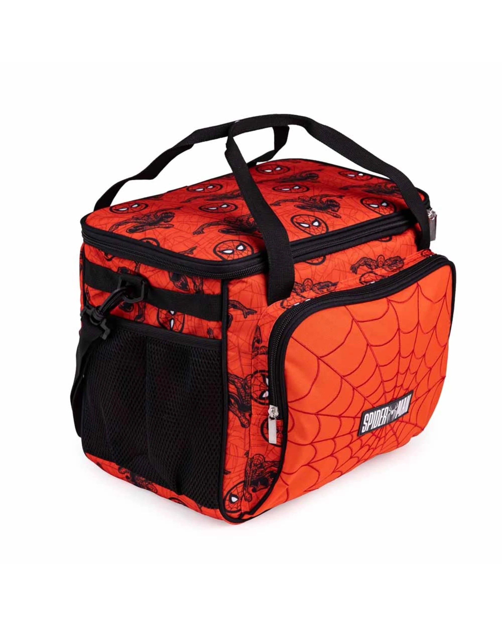 4 Marvel - Spider-Man - Spider-Man Icons Cooler Lunch Bag - Red, 4 of 5
