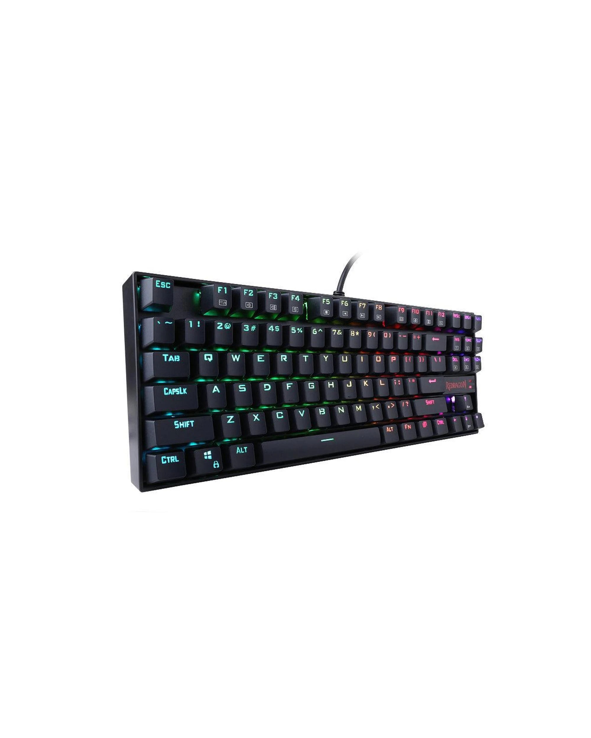 3 Redragon K552RGB2 Kumara Black 80% Wired Mechanical Keyboard, 3 of 8