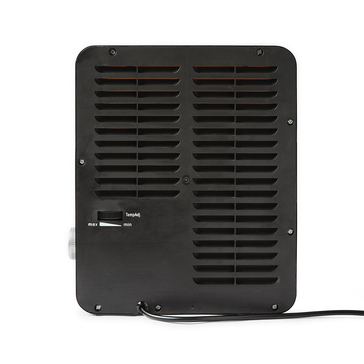6 Modern Fireplace Heater - Black, 6 of 8