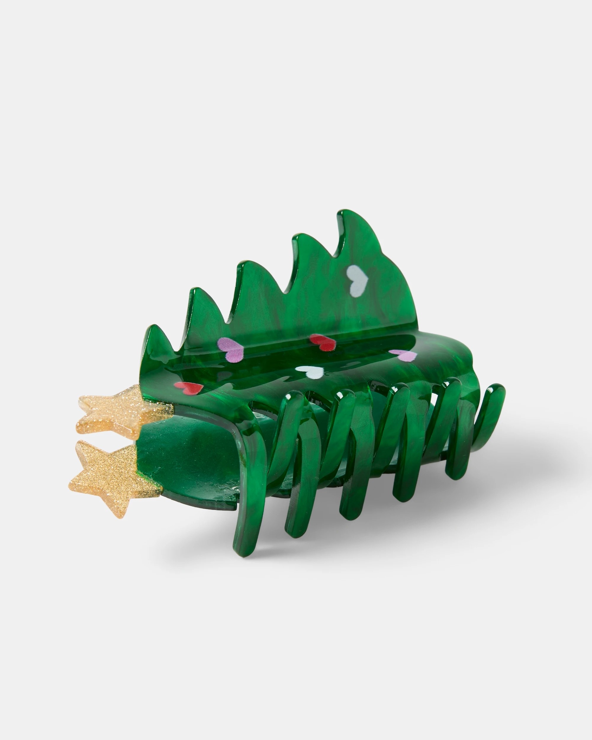 2 Christmas Tree Claw Hair Clip, 2 of 3