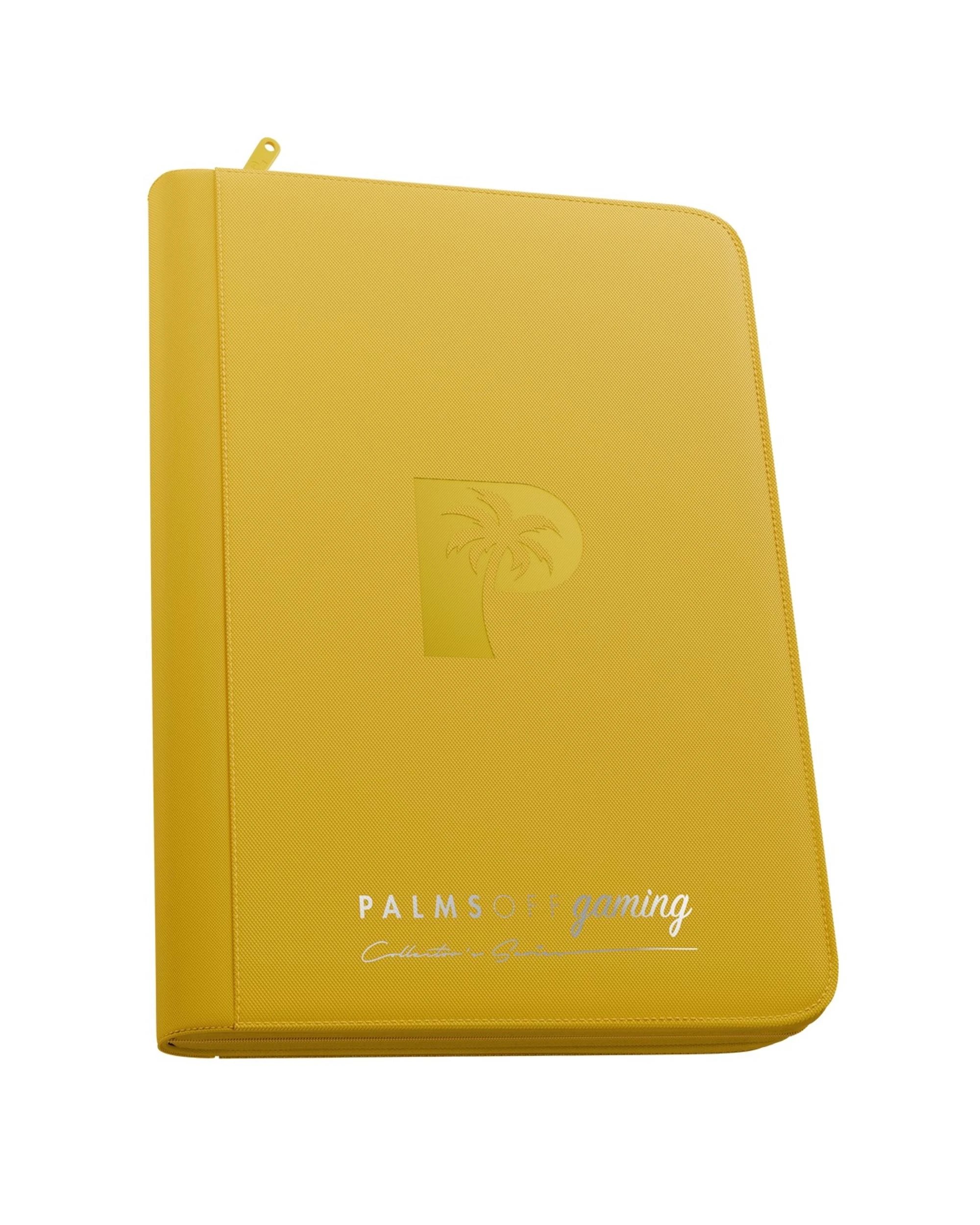 1 Palms Off Gaming Collector's Series 9 Pocket Zip Binder - Yellow, 1 of 8