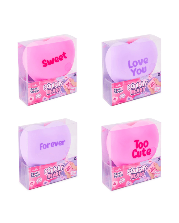 ToyMania Squish and Squiggle Squishy Heart - Assorted