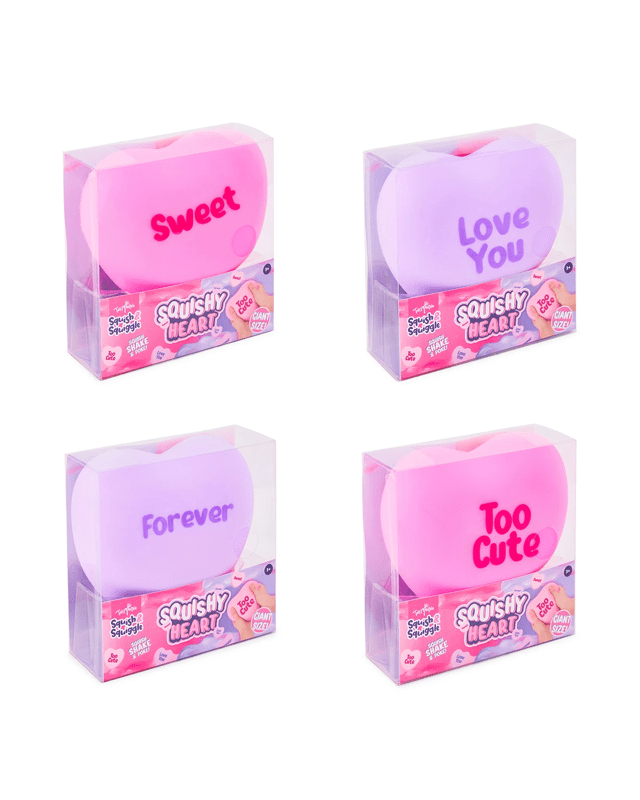 ToyMania Squish and Squiggle Squishy Heart - Asso