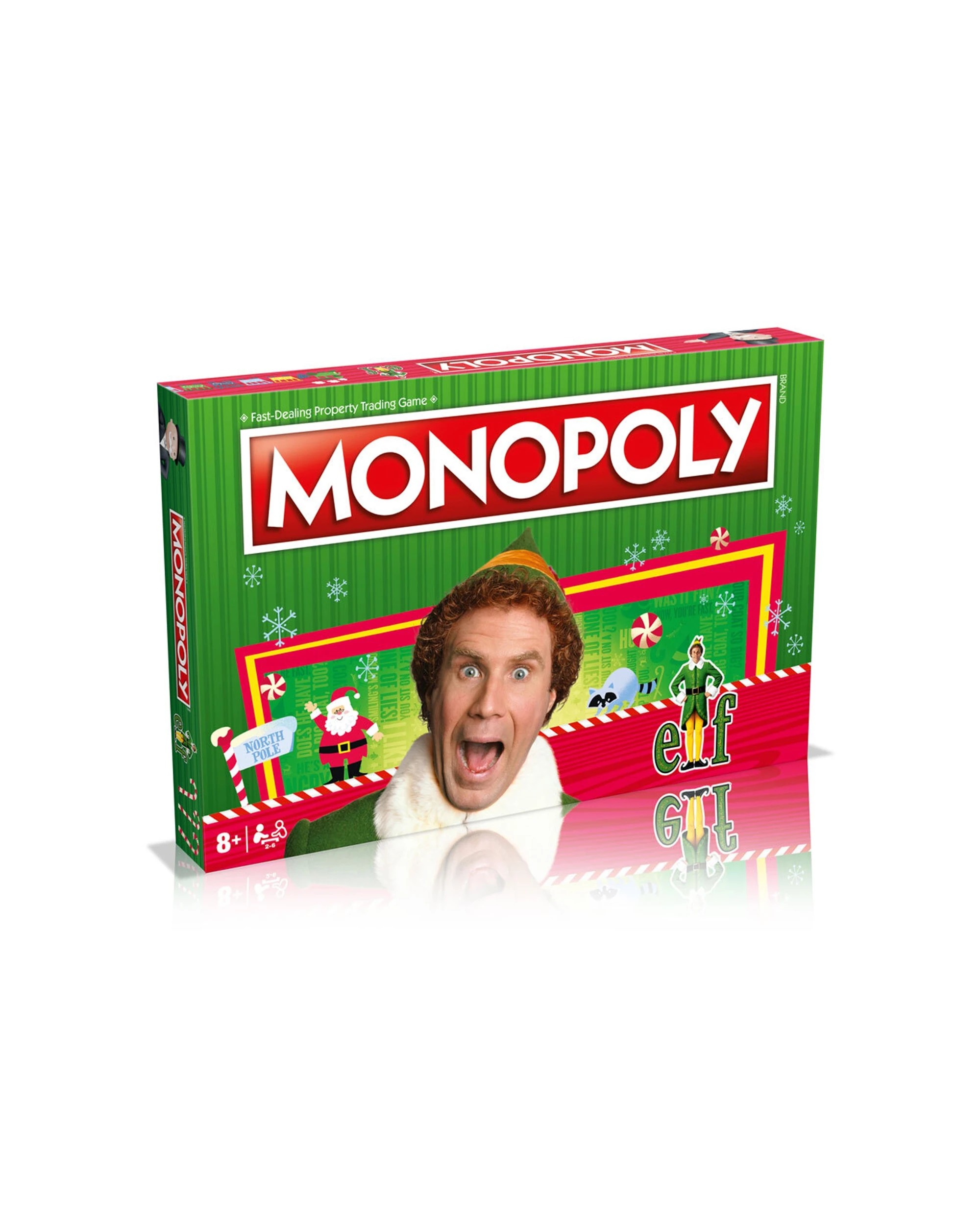 1 MONOPOLY Elf Edition Tabletop Festive Themed Family Board Game - Multi, 1 of 6