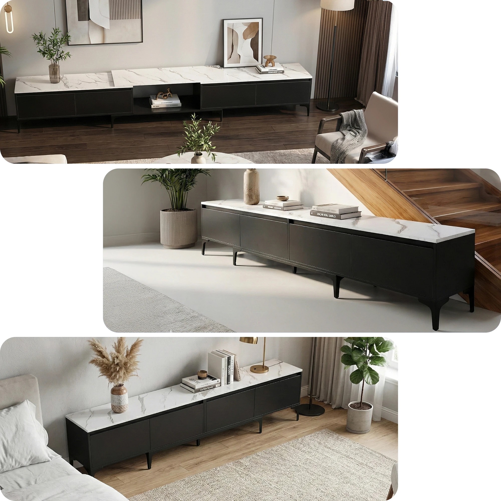 7 Artiss TV Cabinet Entertainment Unit Stand Extendable - Multi, 7 of 9