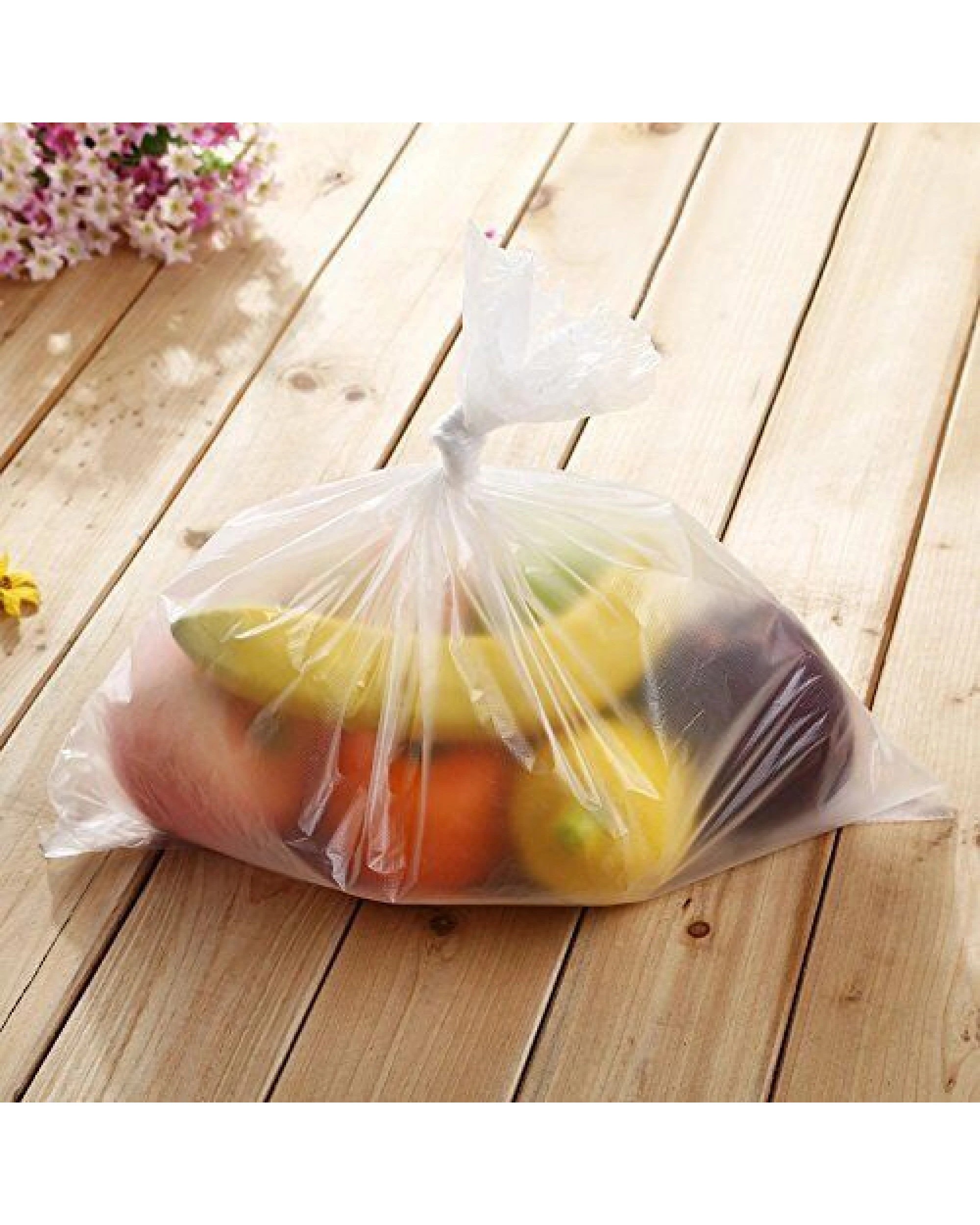 4 BR Home 4 Produce Rolls Bags Heavy Duty Food Grade Freezer Supermarket Bag, 4 of 6