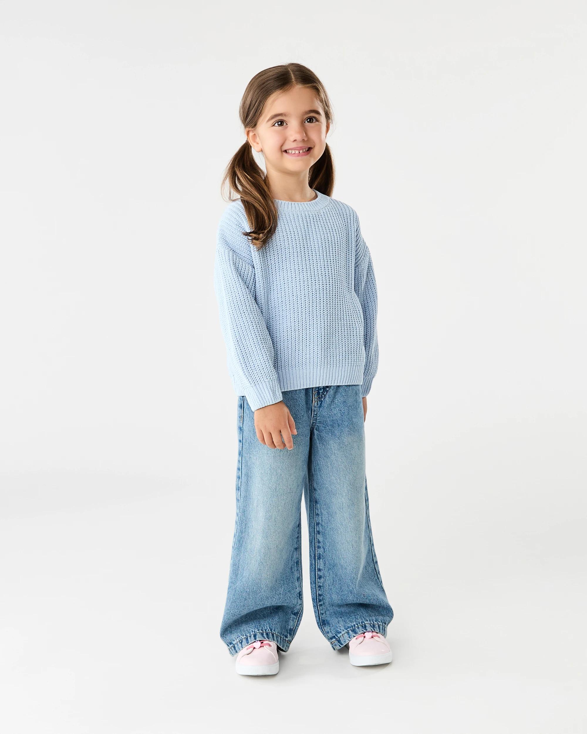 8 Chenille Knit Top Blu Kntky, 8 of 9