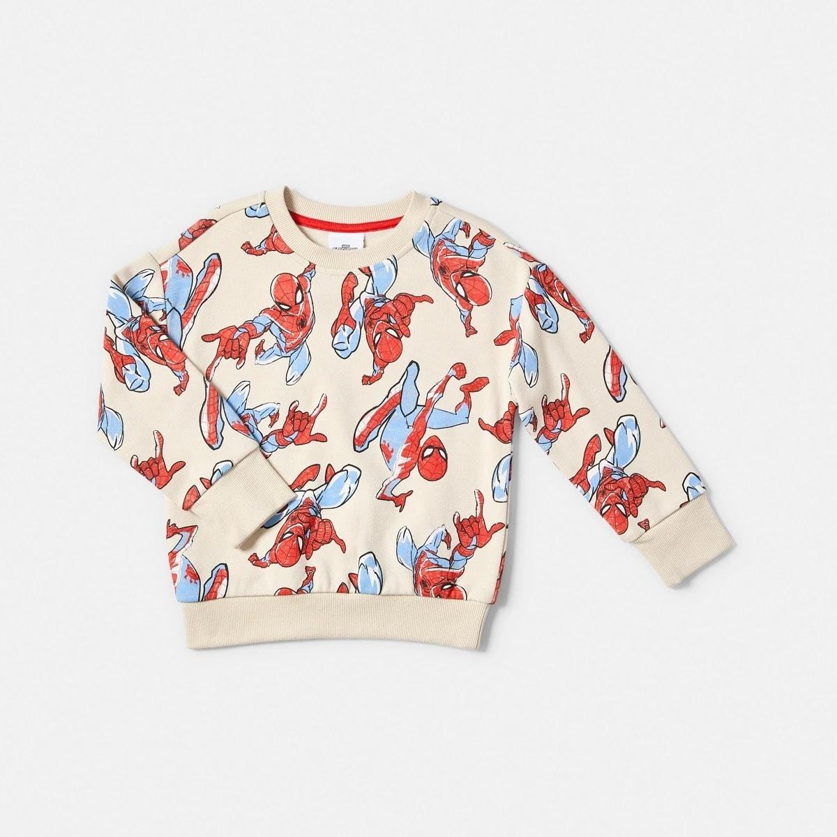 7 Spider-Man License Print Crew Neck Sweatshirt Spiderman, 7 of 8