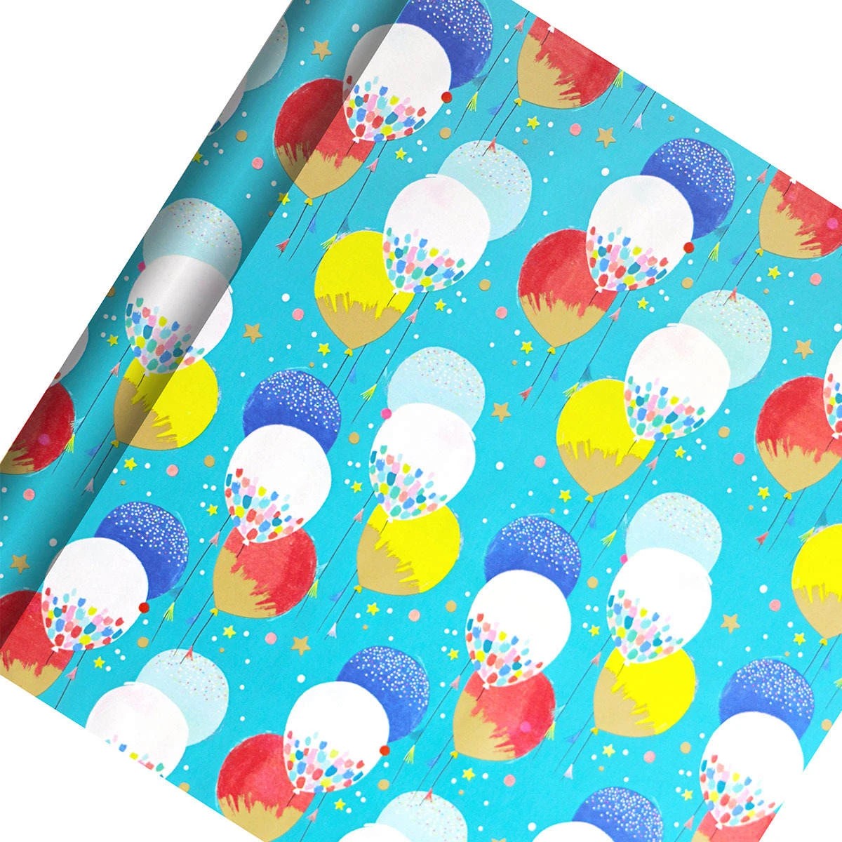 1 Hallmark Gift Wrapping Paper Roll - Balloons, 1 of 3