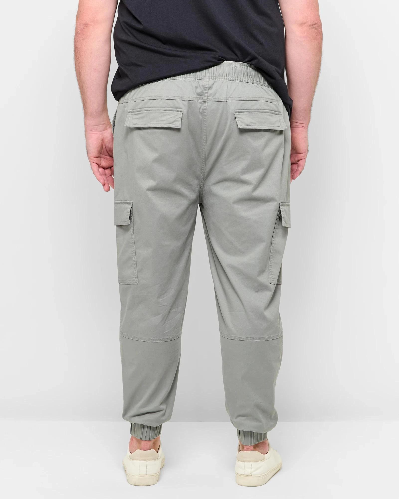 4 Target Plus Size Panel Cargo Jogger Pants STORM GREY, 4 of 5