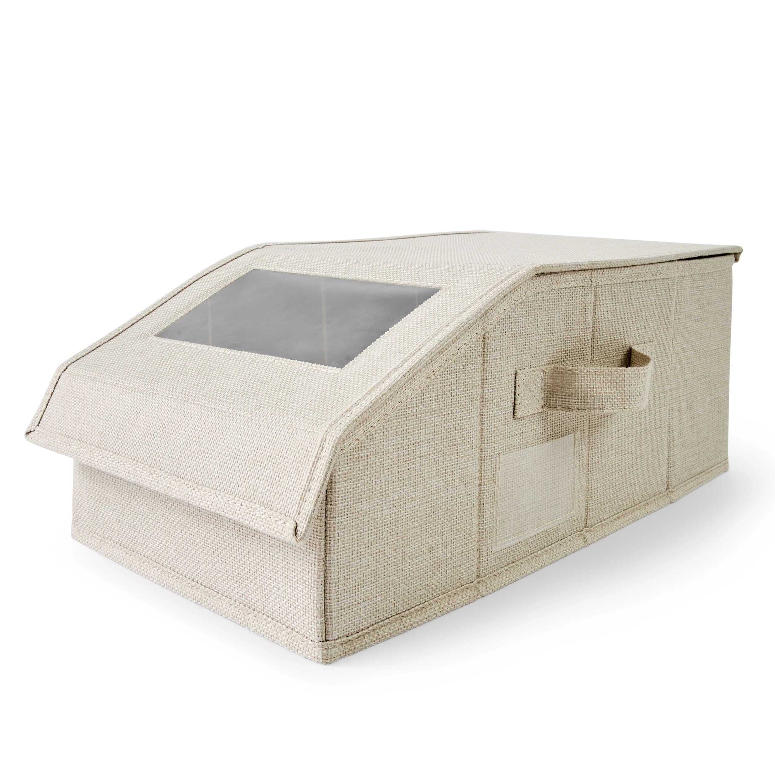 3 Linen Look Accessory Storage Box, 3 of 8