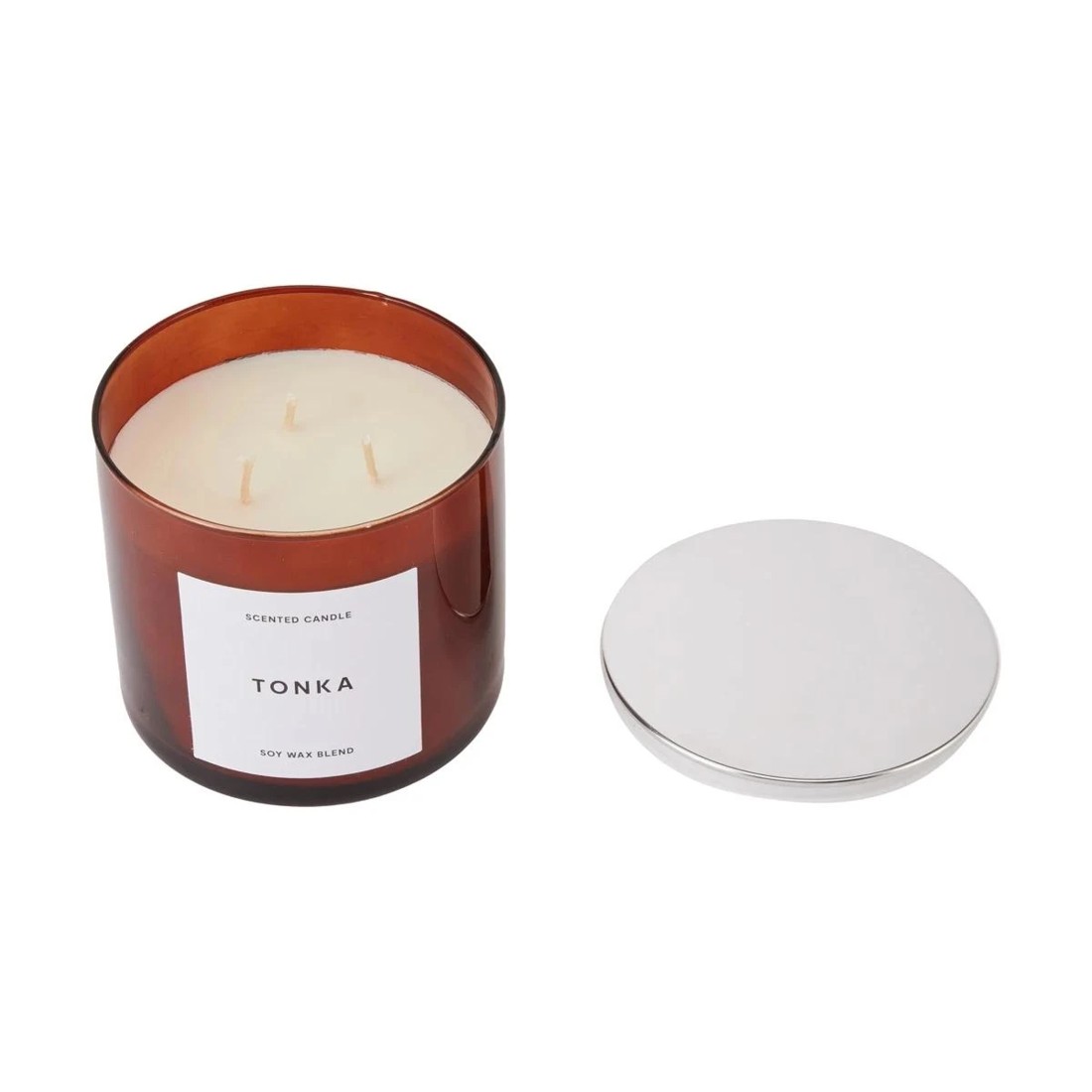 4 Tonka Inspired Glass Candle, 4 of 4