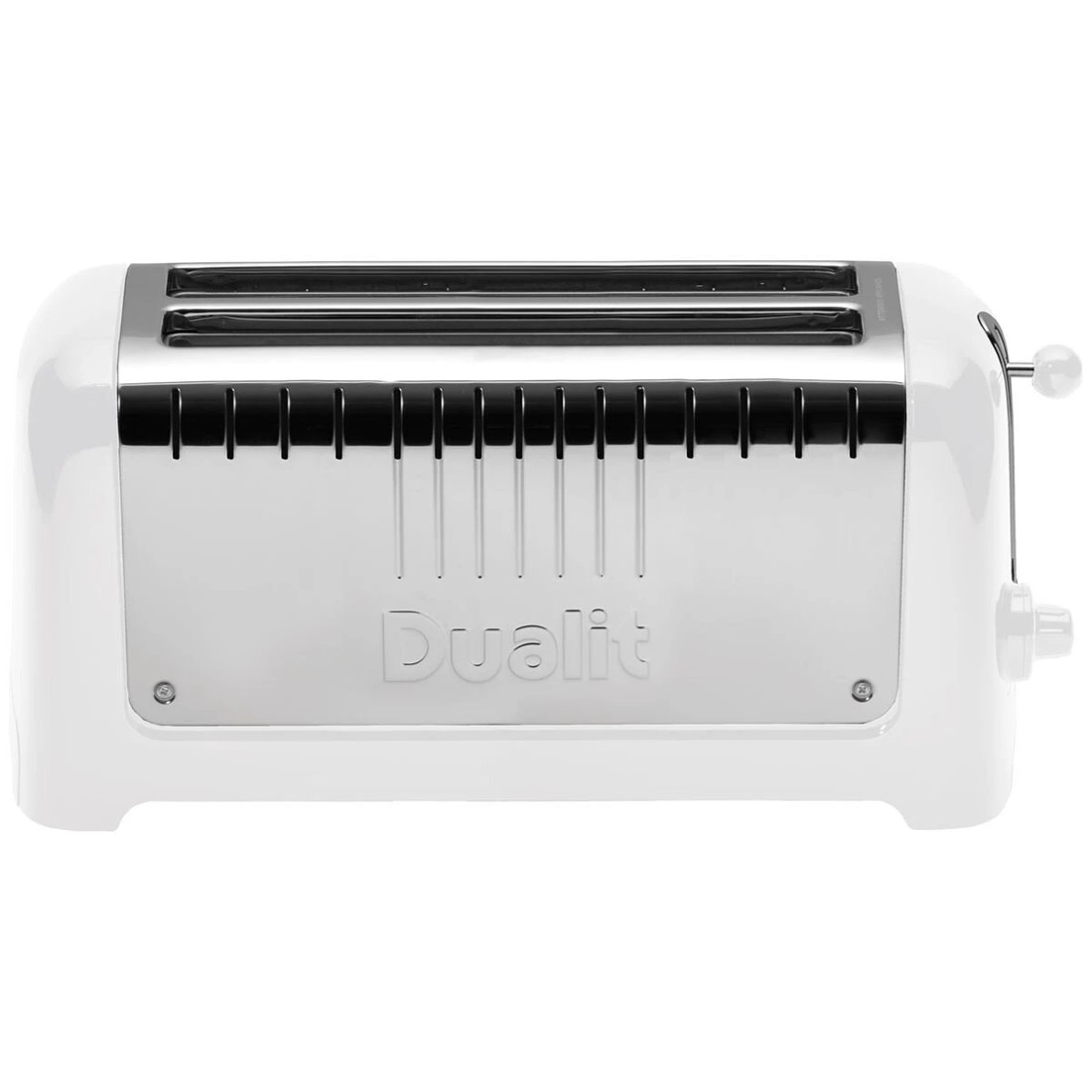 1 Dualit Long Slot Lite Toaster Gloss White, 1 of 4