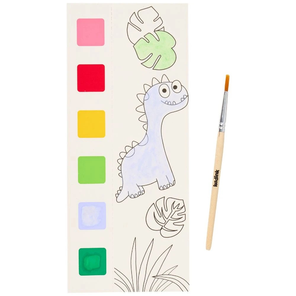 6 Kadink Water Colour Painting Book Dinosaur, 6 of 6