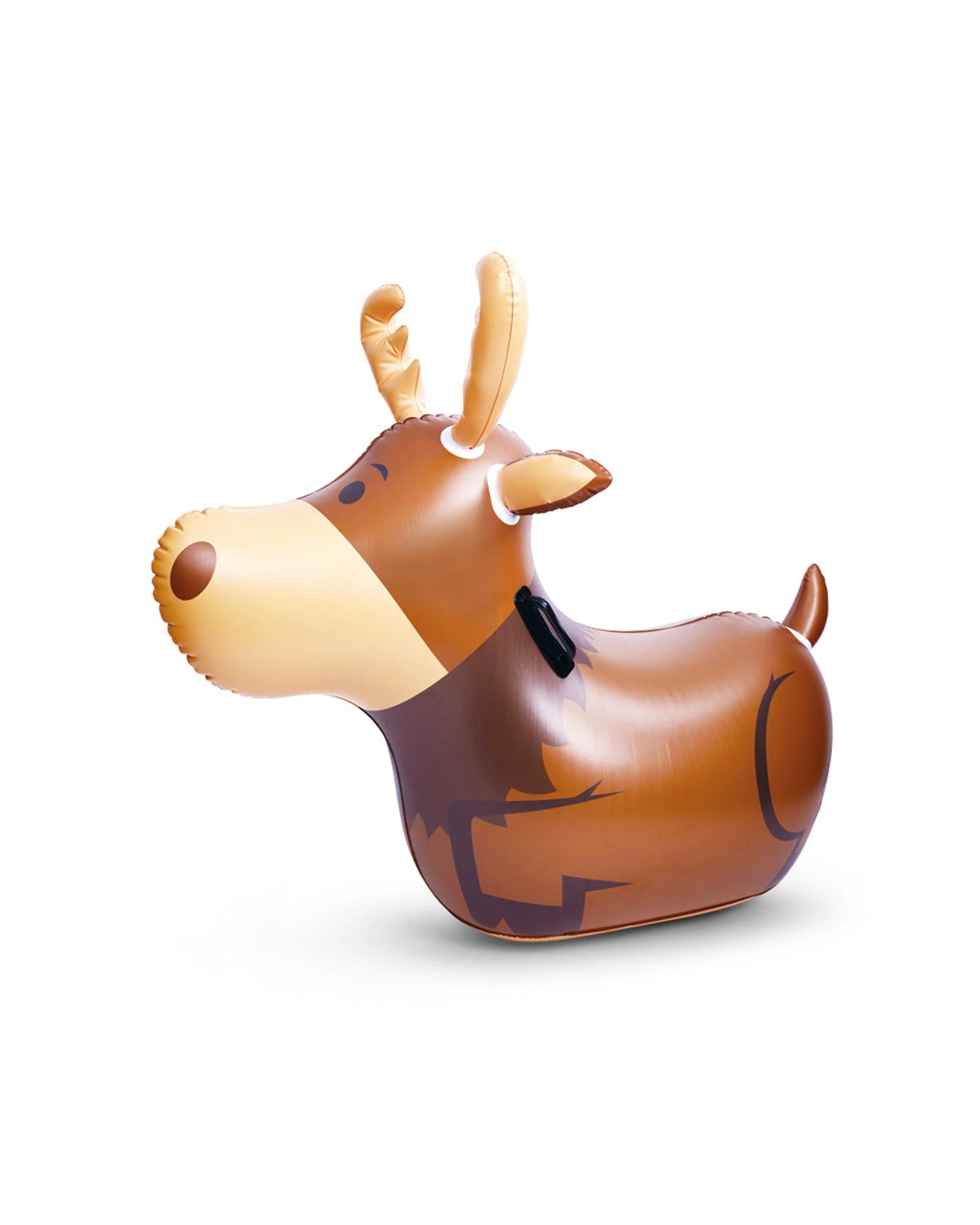 1 Do U Play Kids Animal Air Hoppers Moose Inflatable Bounce Toy Motor Skills - Brown, 1 of 5