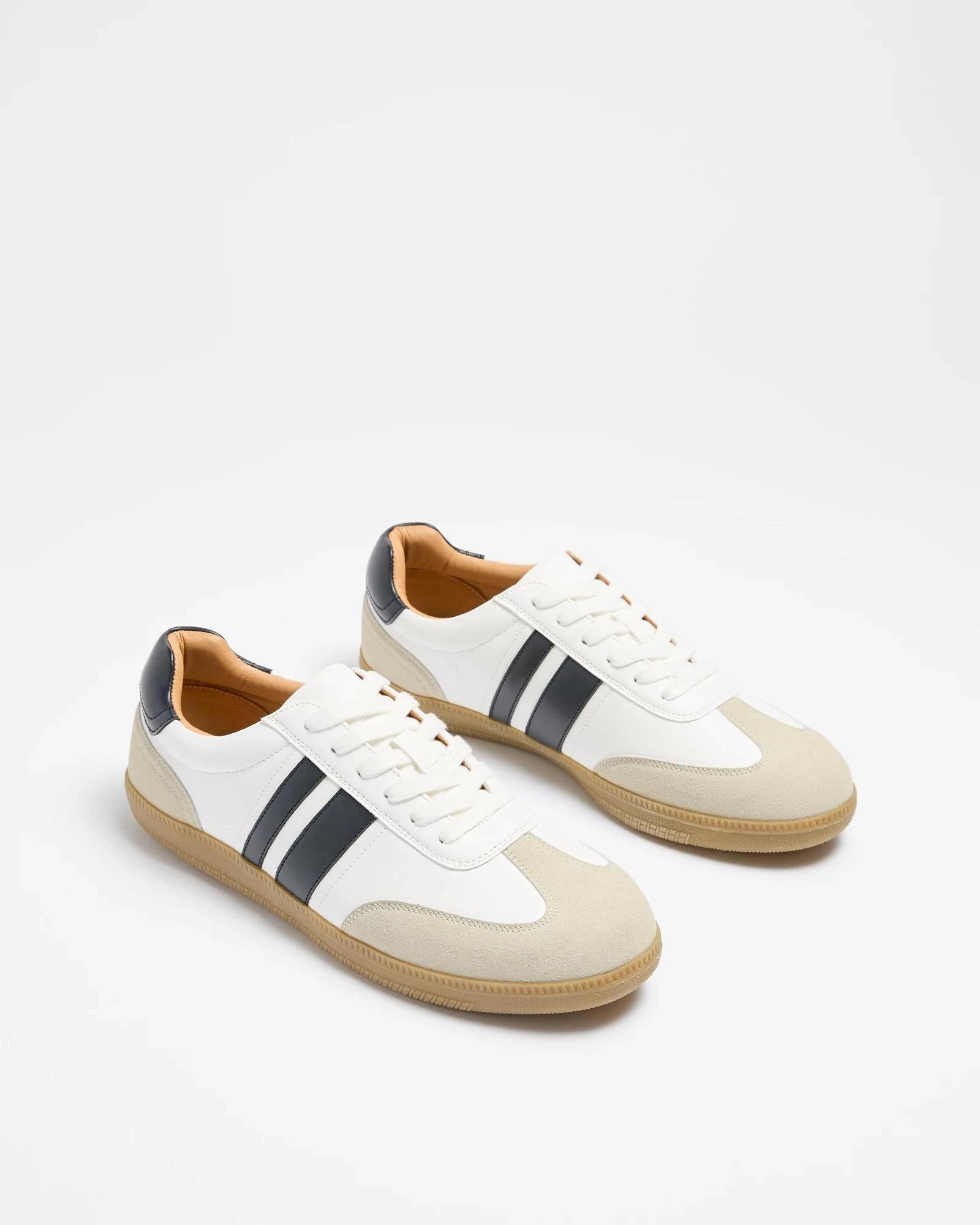 3 Target Man Mens Retro Sneaker - Canterbury WHITE, 3 of 3