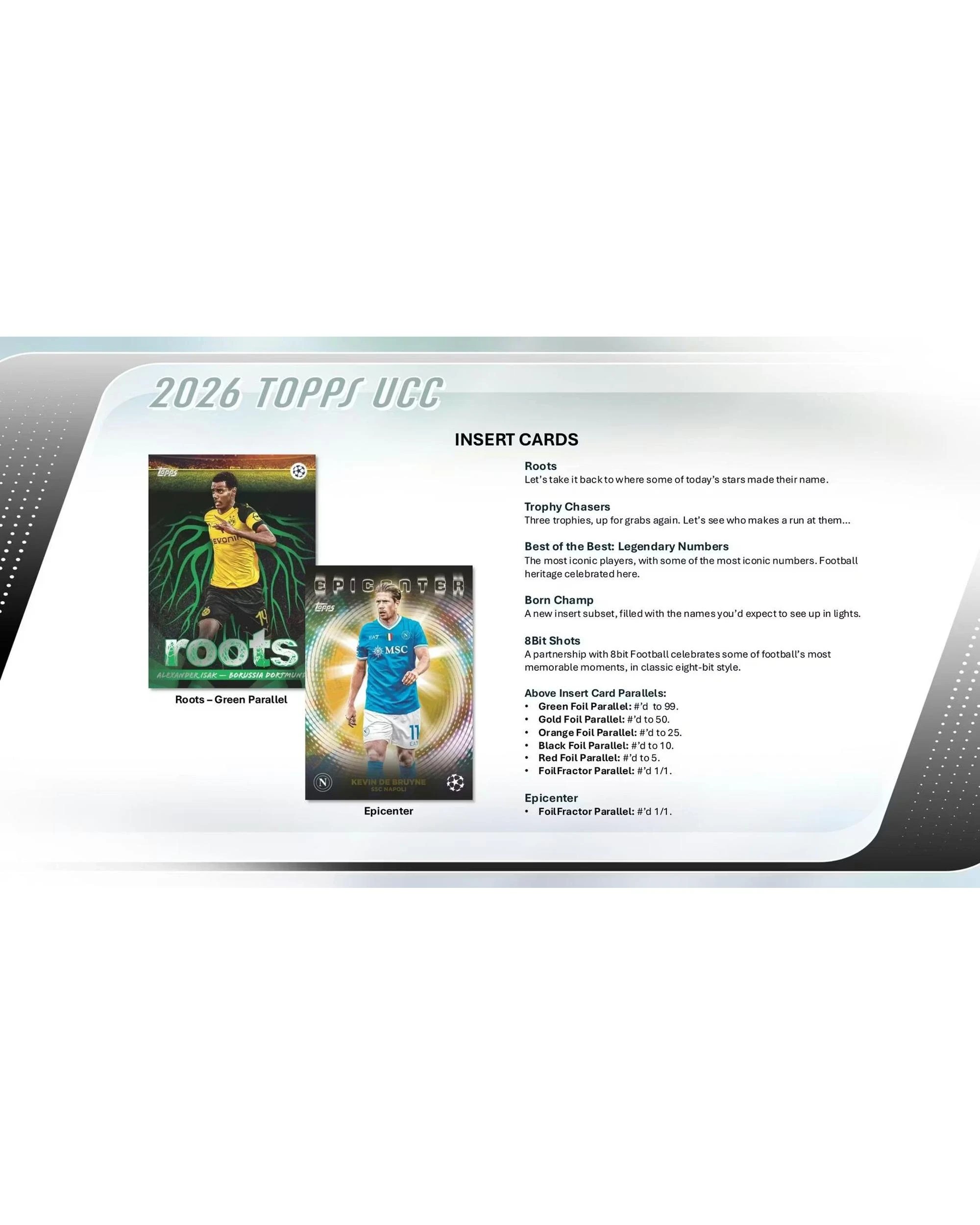 6 Topps 2025/2026 UEFA Club Competitions Soccer Blaster Box, 6 of 10