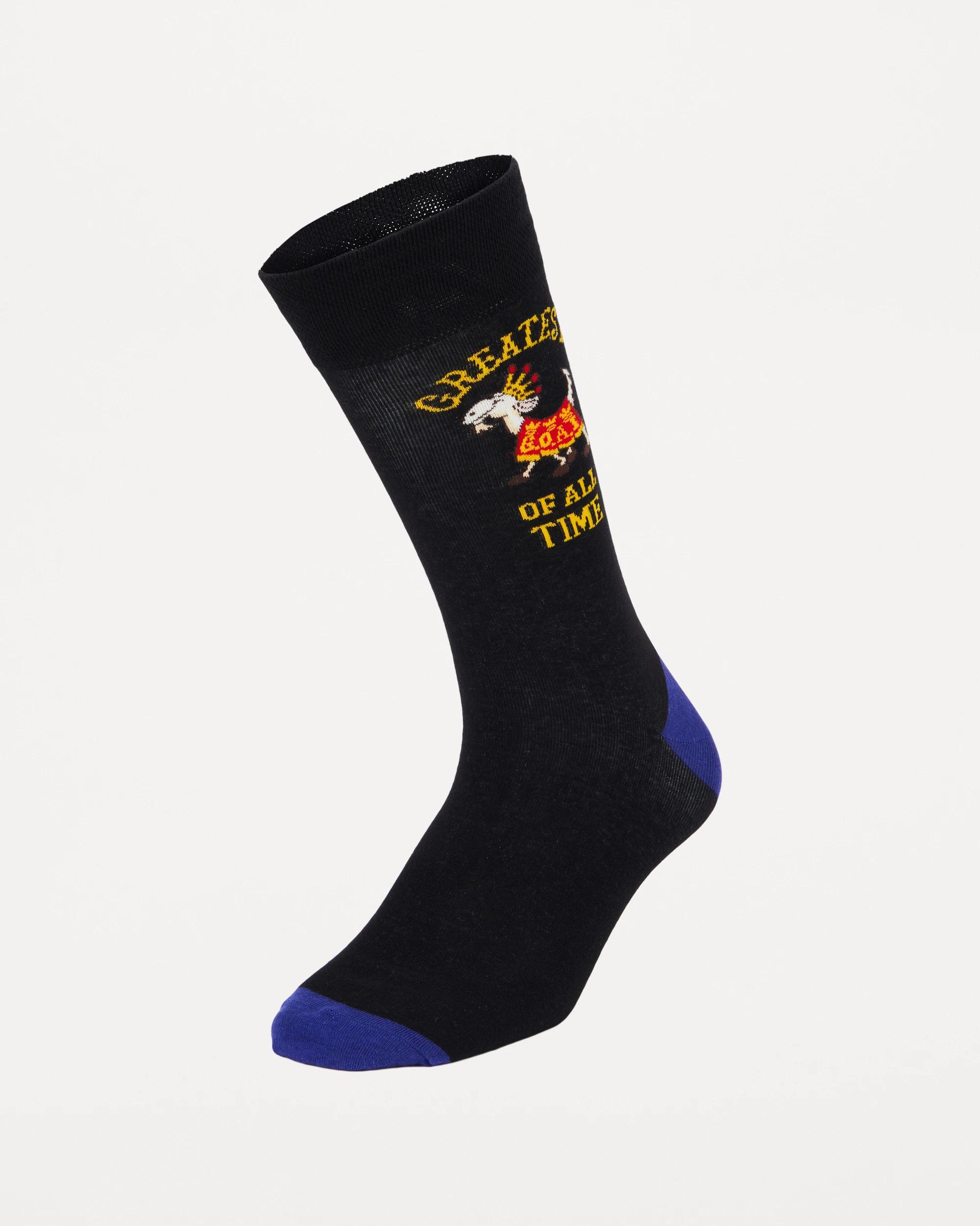2 Socks and Greeting Card Goat Grtst, 2 of 5