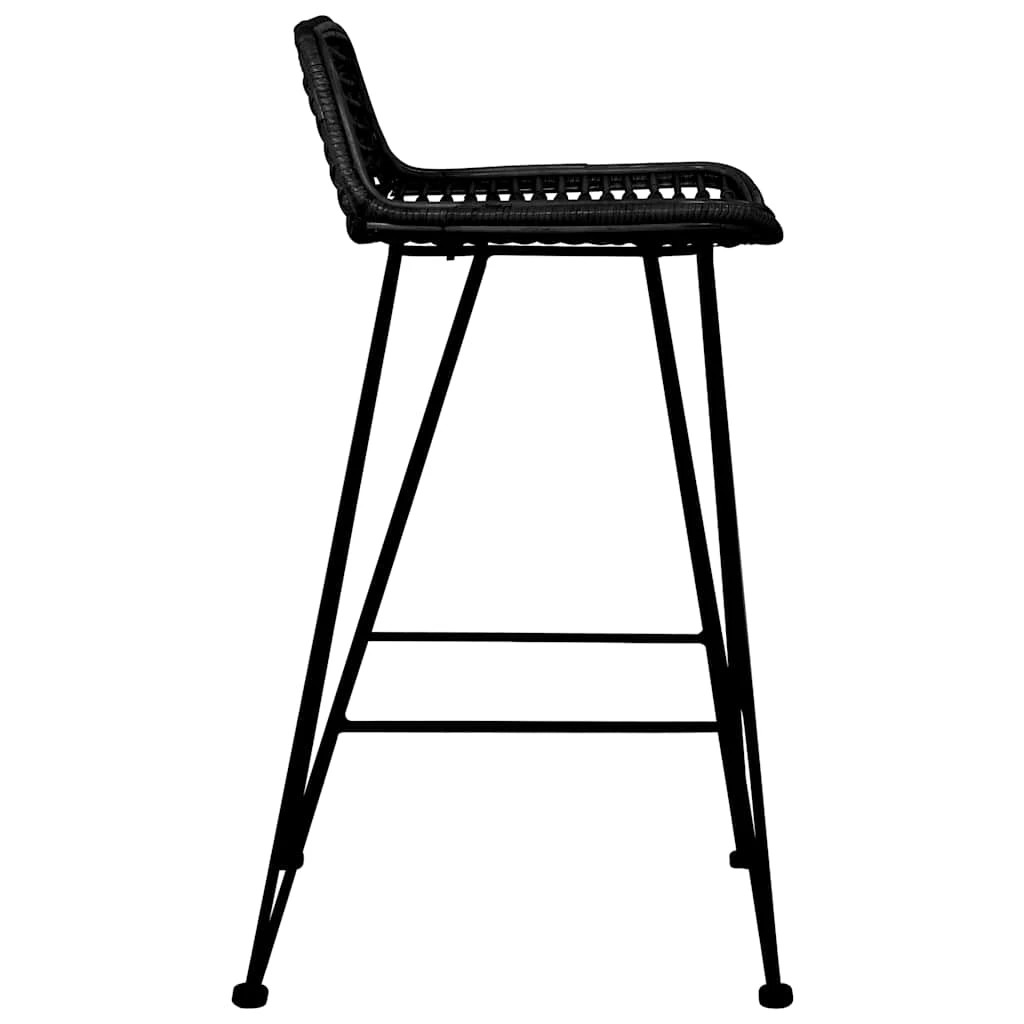 4 vidaXL Bar chair Ergonomic - Black, 4 of 7