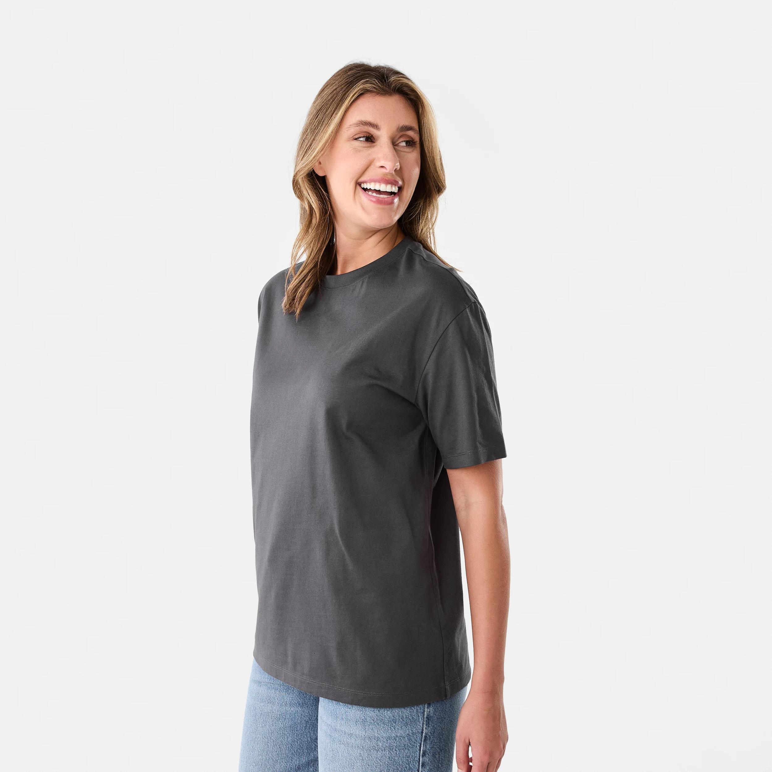 2 Short Sleeve Oversized Boyfriend T-shirt Nine Navy, 2 of 5