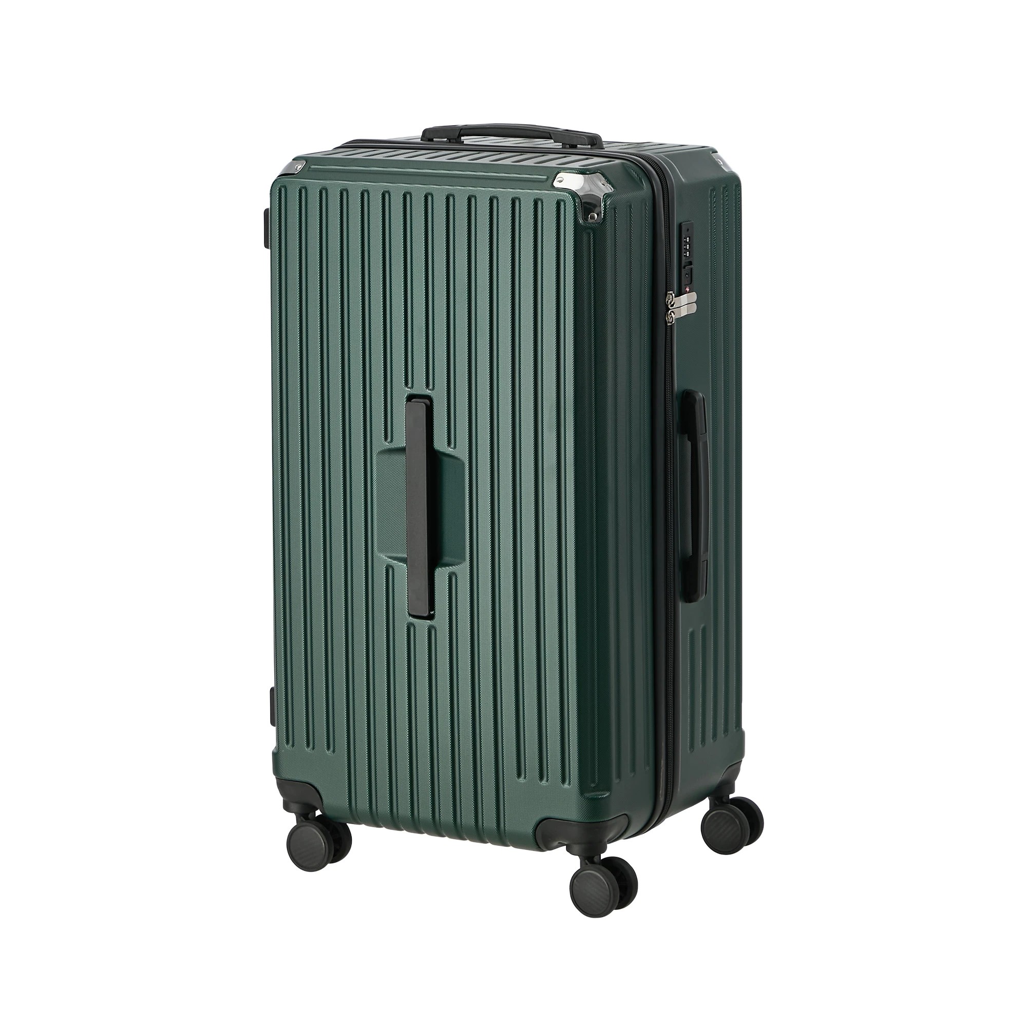 7 Mazam 32" Luggage Suitcase TSA Hard Shell Case with Cup Holder - Green, 7 of 9