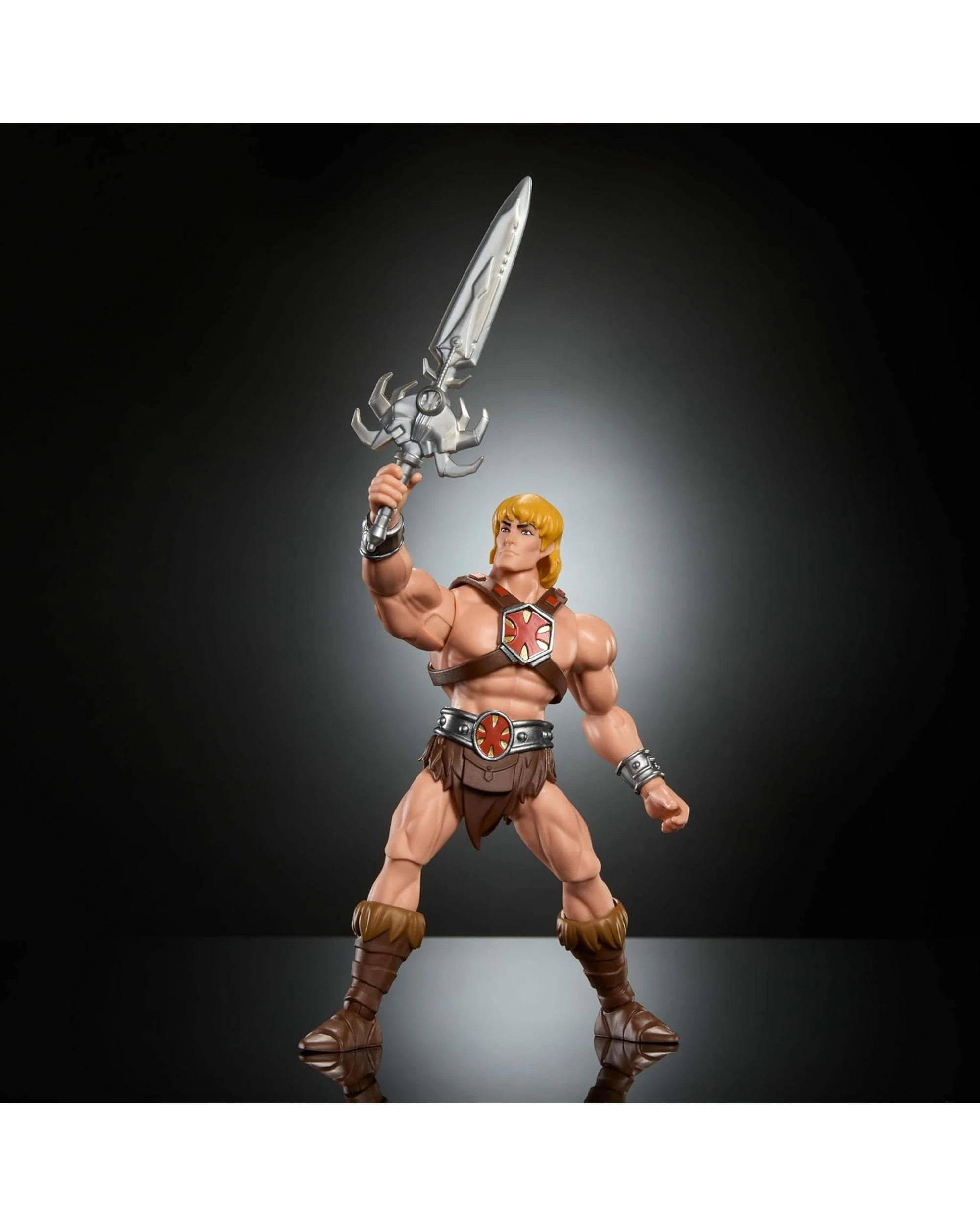 4 He-Man and the Masters of the Universe Origins Cartoon Collection 200X He-Man 5.5 inch Action Figure, 4 of 6
