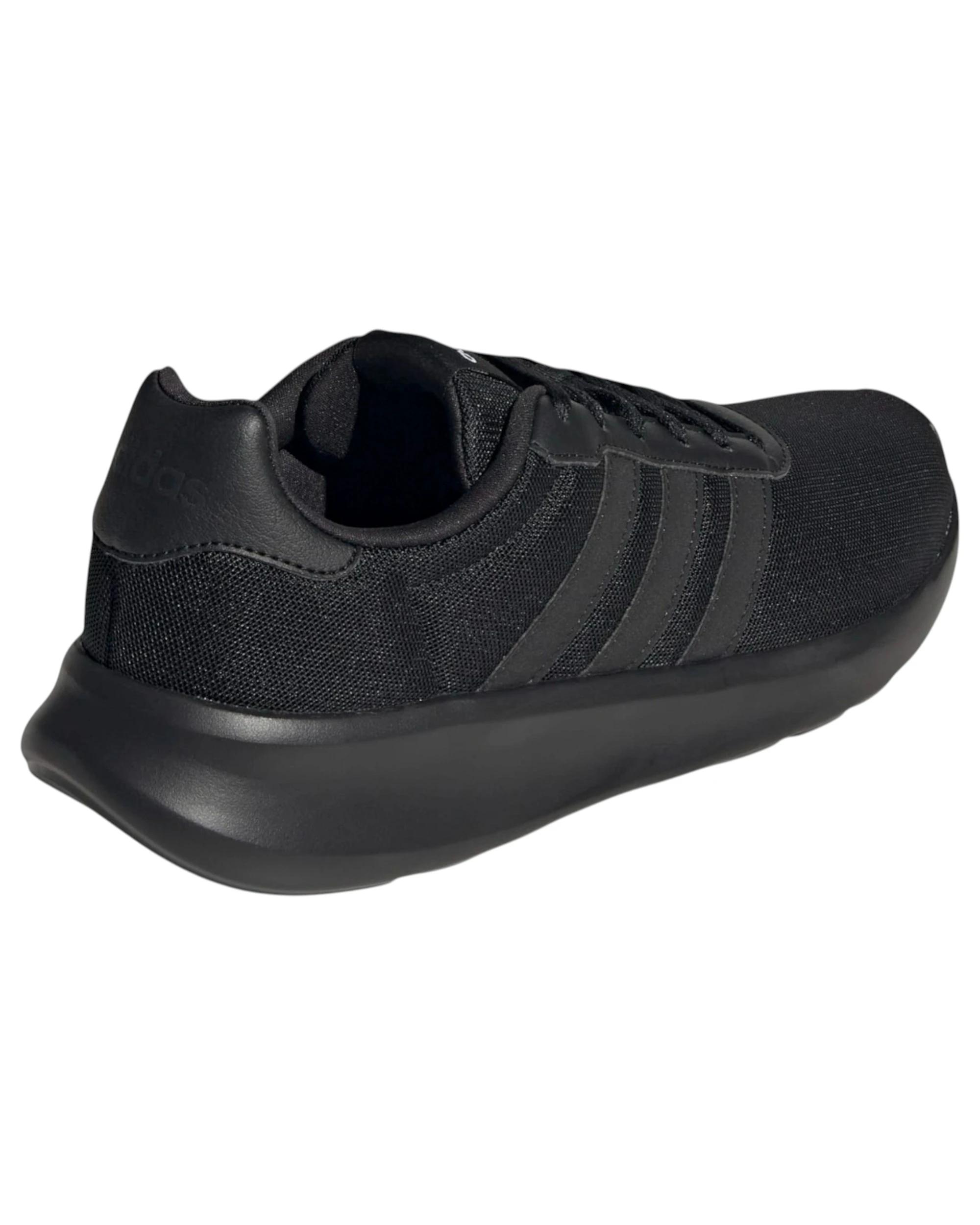 8 Adidas Womens Lite Racer 3.0 Triple Black Athletic Running Shoes BLACK, 8 of 9