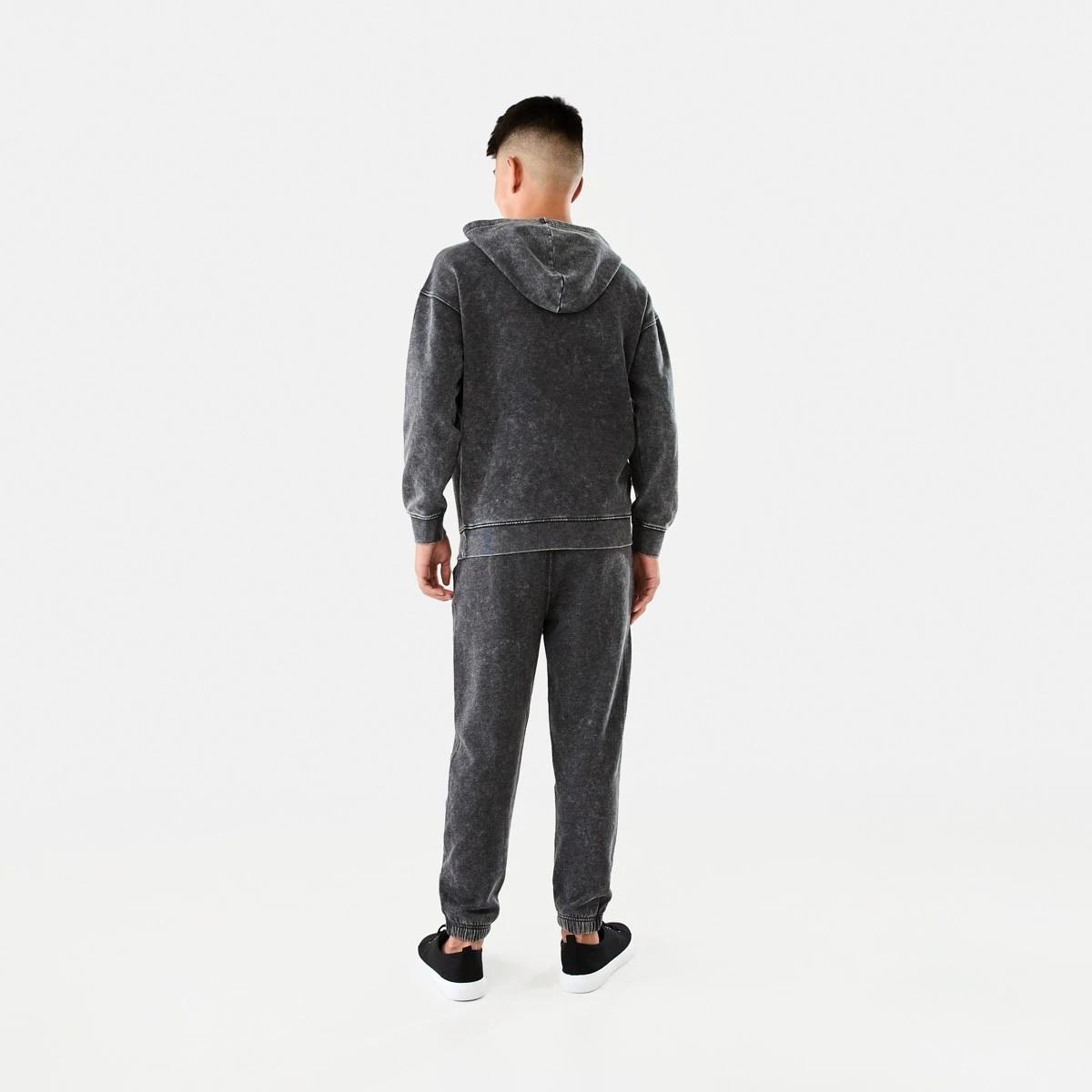 6 Washed Trackpants Black, 6 of 8
