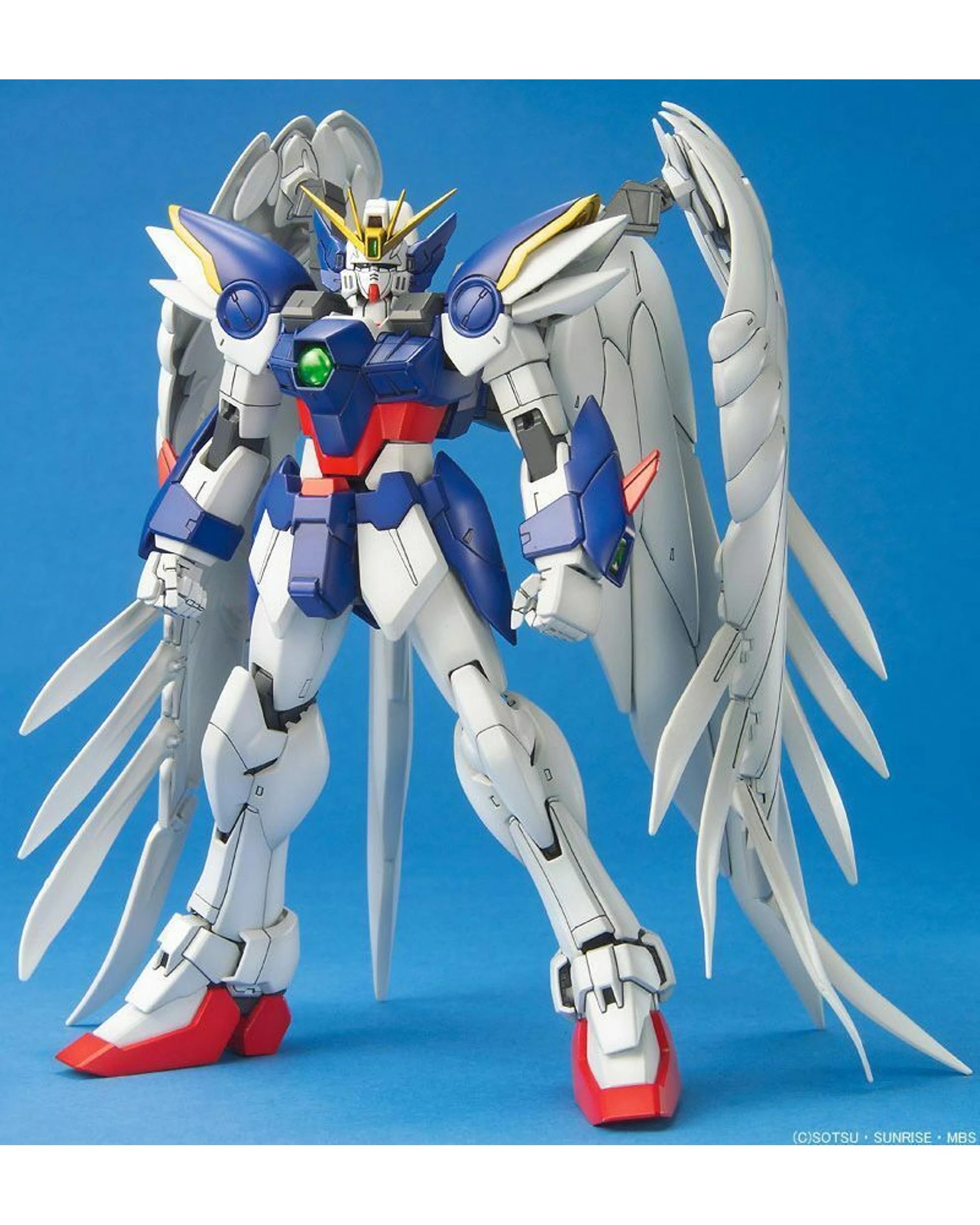 3 Bandai Gundam Master Grade Wing Gundam Zero Custom 1:100 Scale Model Kit, 3 of 8