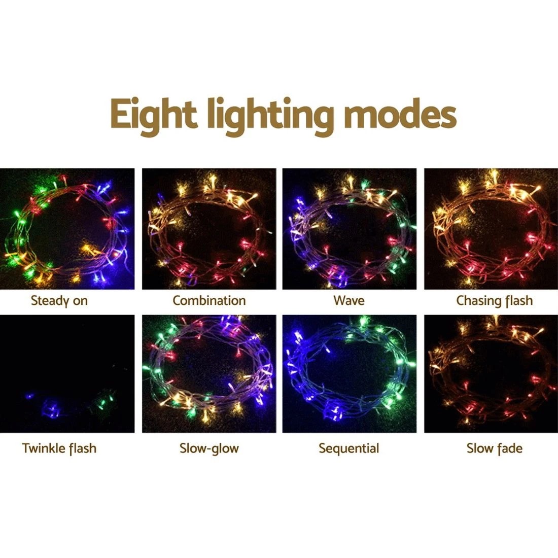 7 Jingle Jollys 32m Christmas Lights Icicle String Light 960 Led Durable Space Saving Modern Decor Easy Assembly - Multi, 7 of 7