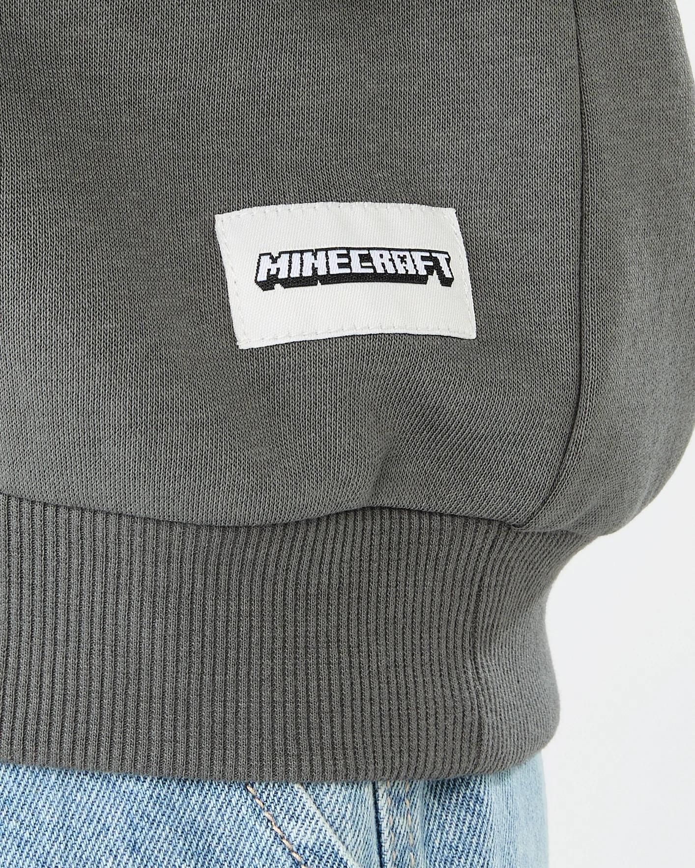 8 Minecraft License Oversized Crew Neck Sweatshirt Minecraft, 8 of 9