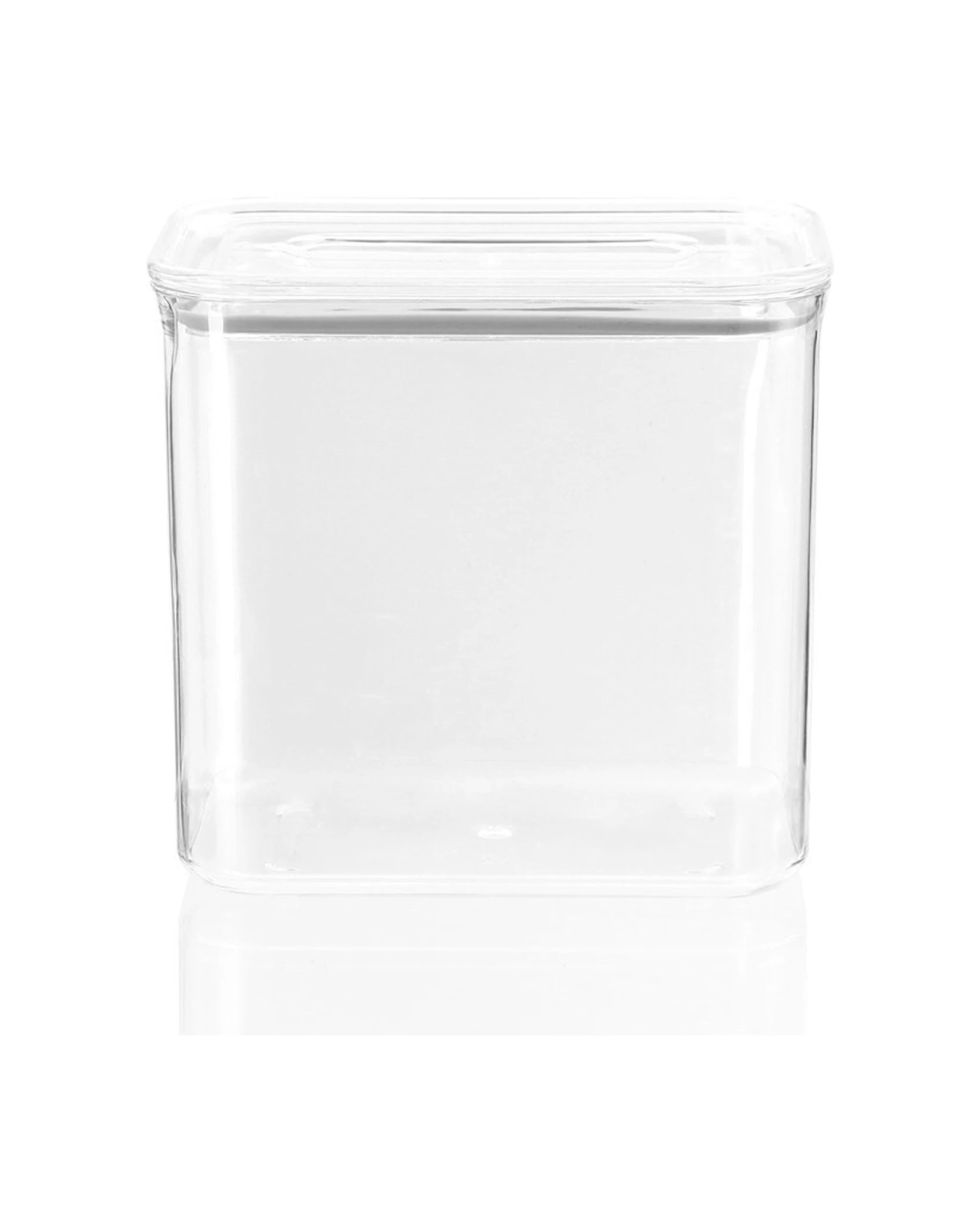 3 Lemon & Lime 3pk Keep Fresh Storer Rect 1.75L Stackable Air Tight Lid - Clear, 3 of 5