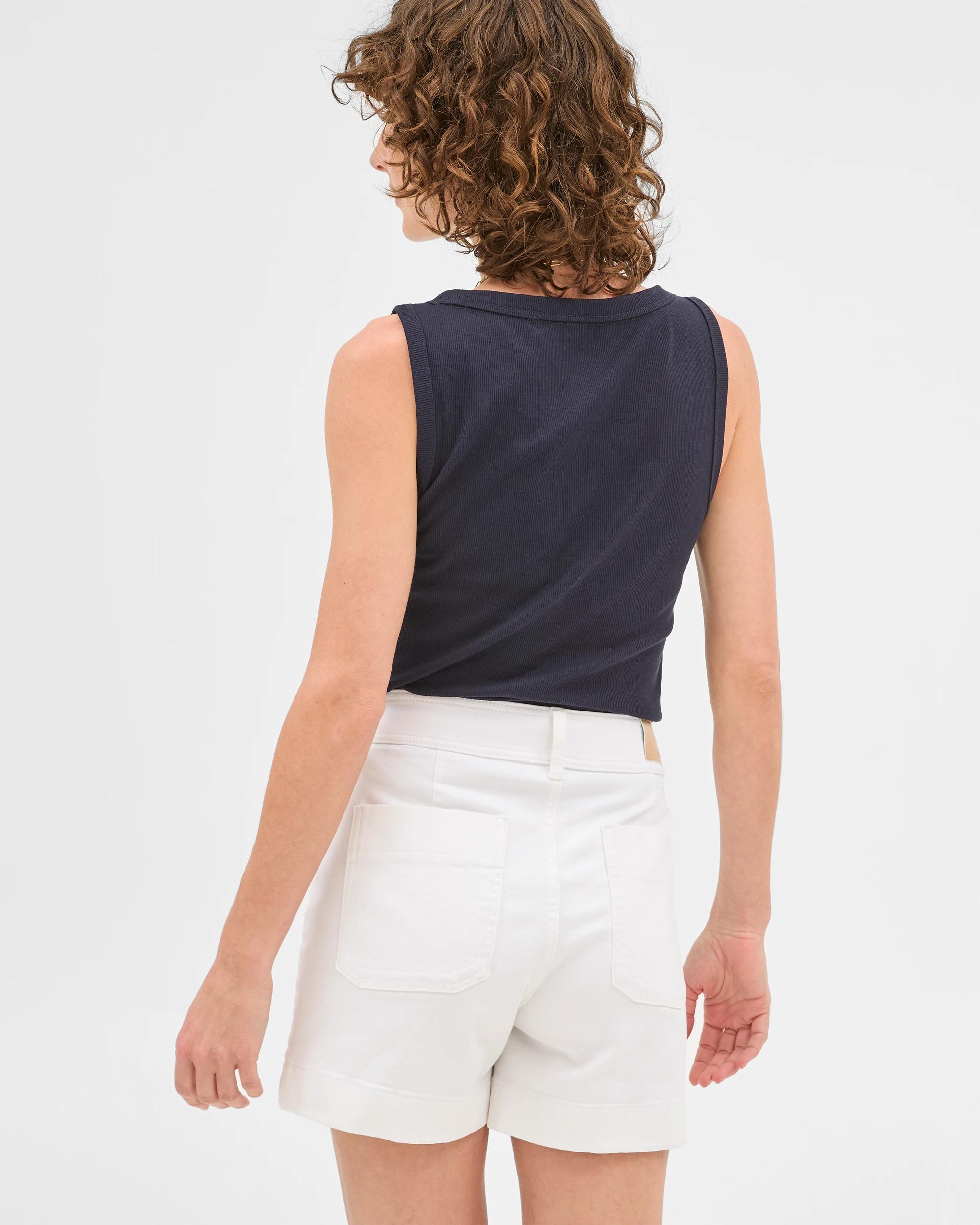 6 Target Denim Shorts - Mila WHITE, 6 of 6