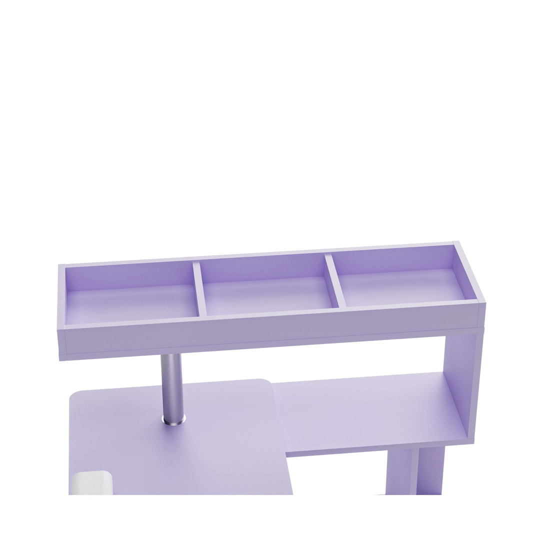 5 Advwin Manicure Table Dressing Nail Tech Desk with Dust Collector - Purple, 5 of 8