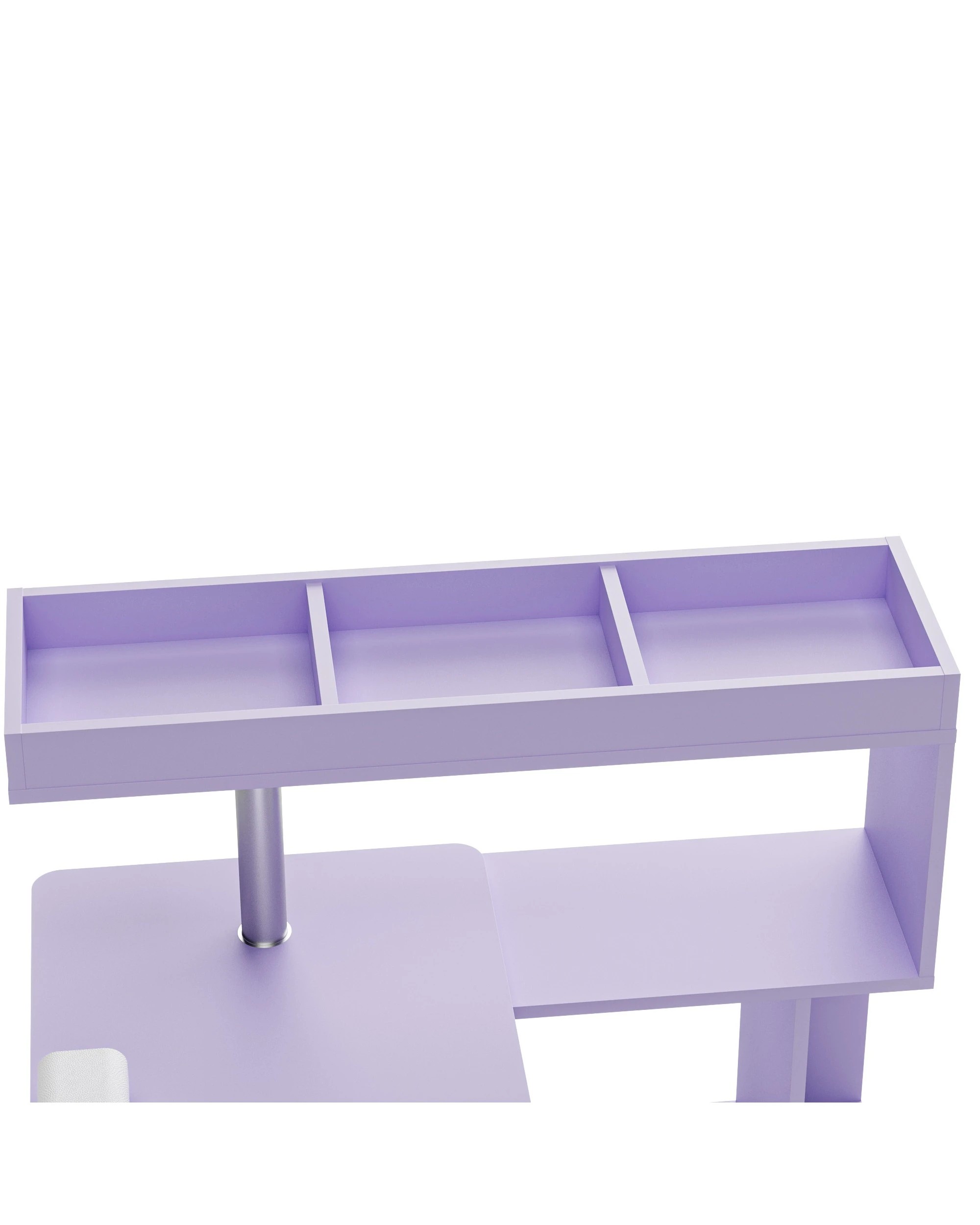 5 Advwin Manicure Table Dressing Nail Tech Desk with Dust Collector - Purple, 5 of 8