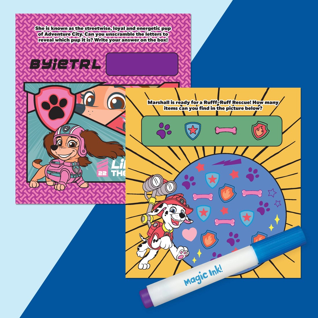 5 INKredibles Nickelodeon PAW Patrol Mess Free Magic Ink Pictures! - Book, 5 of 5