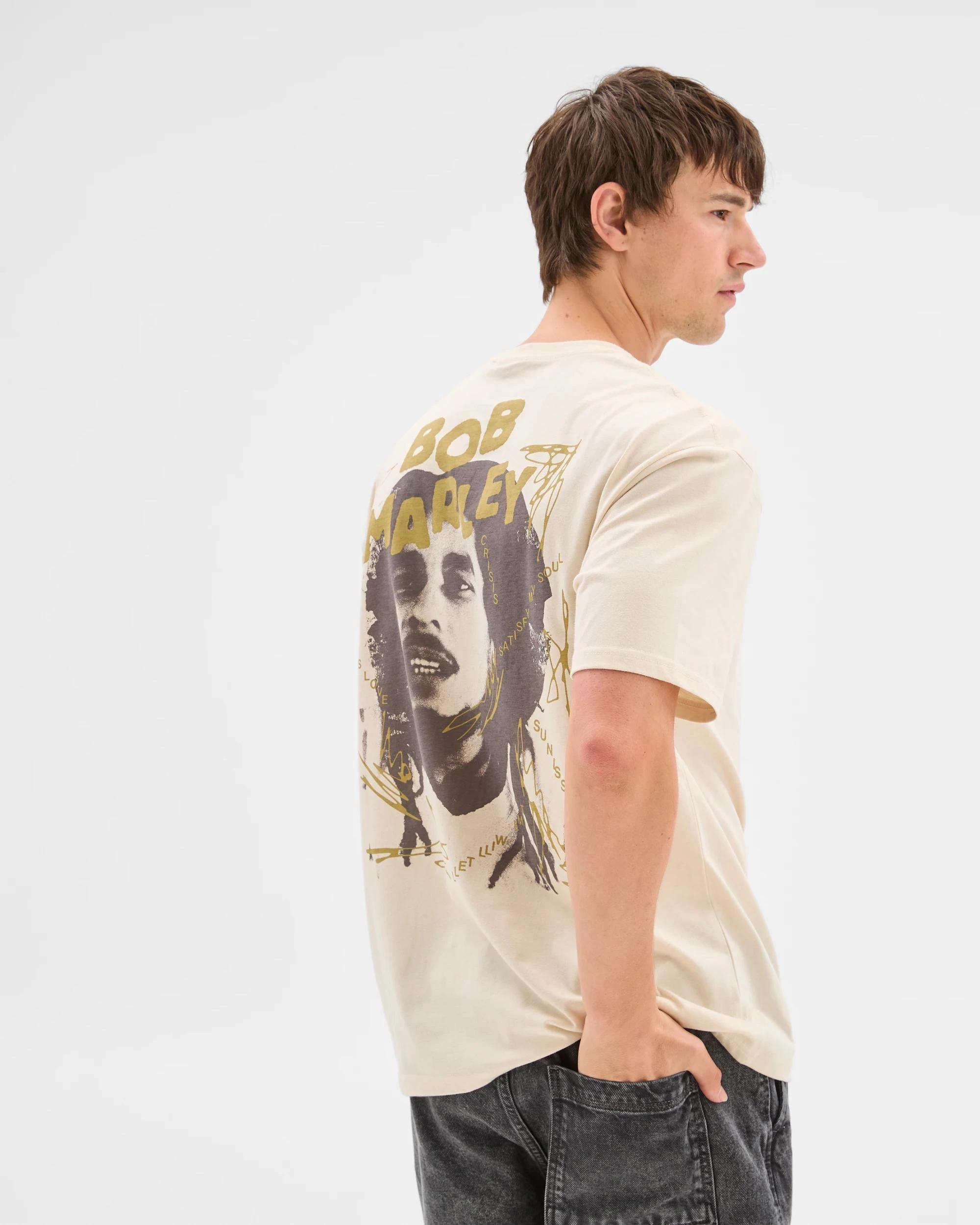 6 Licensed Bob Marley T-Shirt BEIGE, 6 of 7