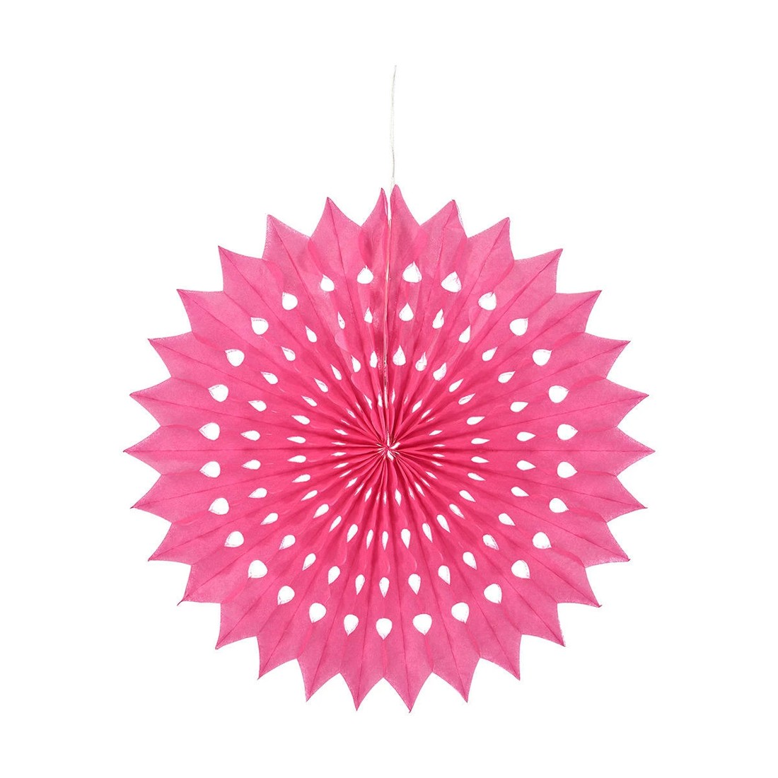 4 3 Pack Pink Paper Fan Decorations, 4 of 9
