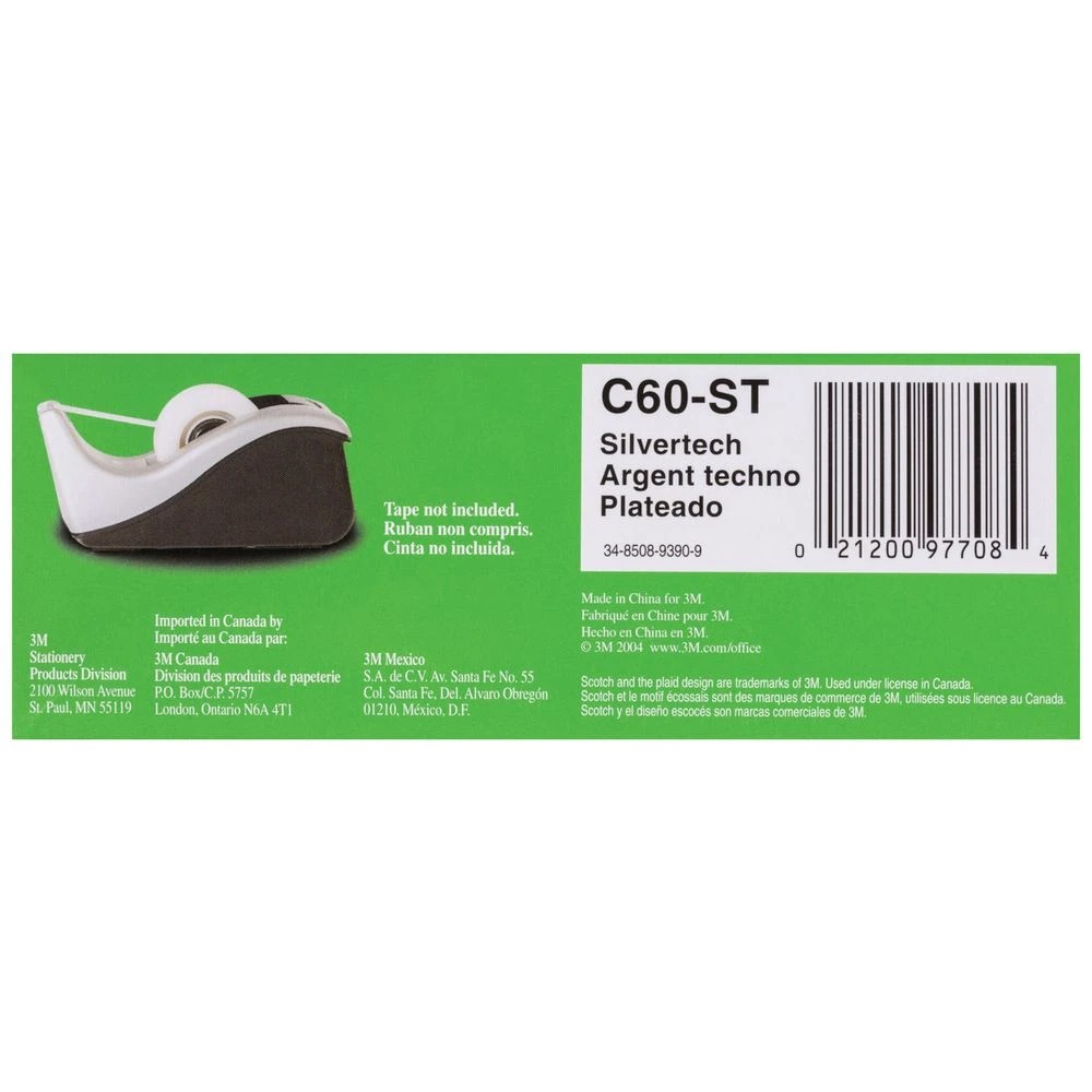 3 Scotch C60 Desktop Tape Dispenser, 3 of 6