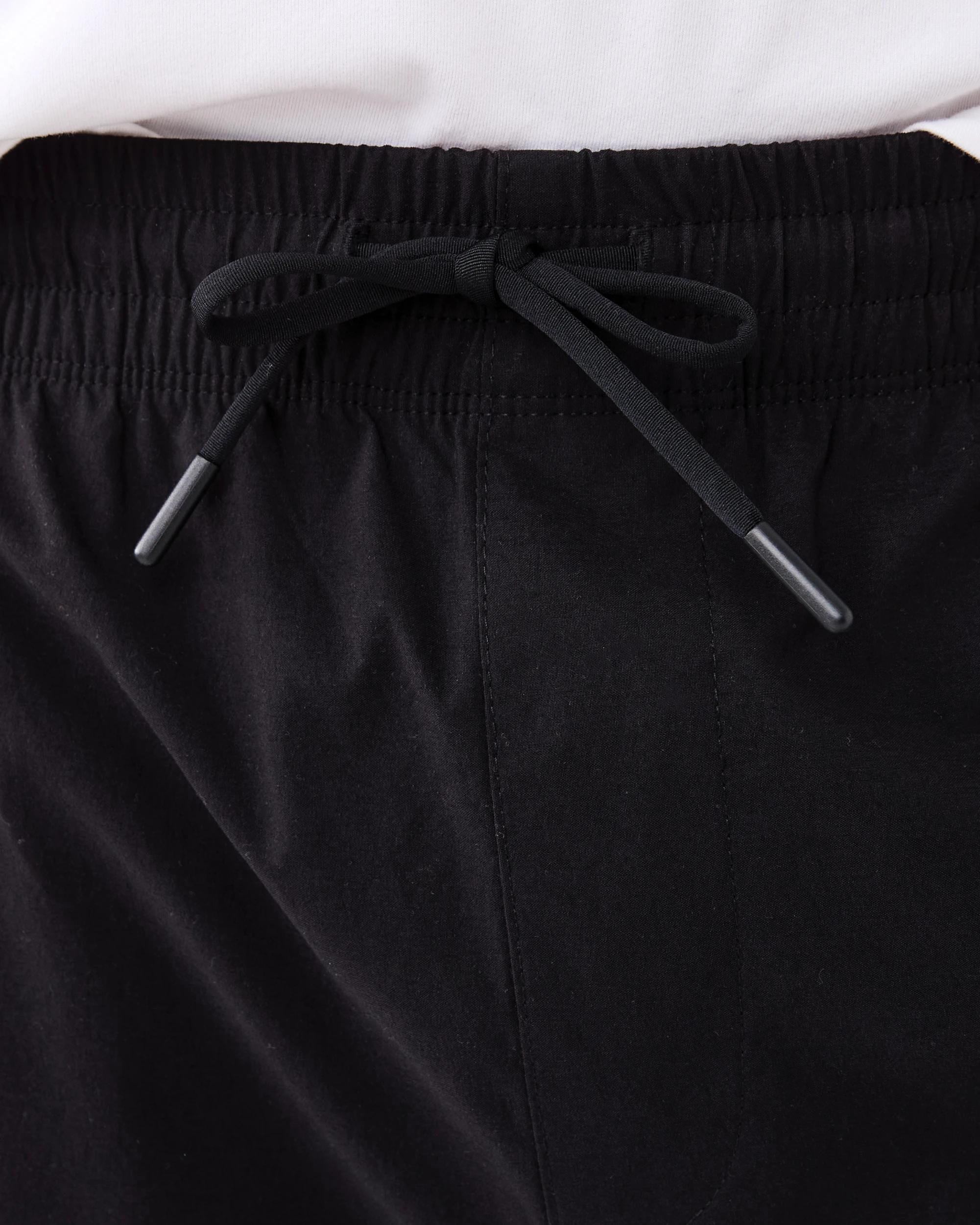 4 Active Mens Woven Cargo Pants BLACK, 4 of 6