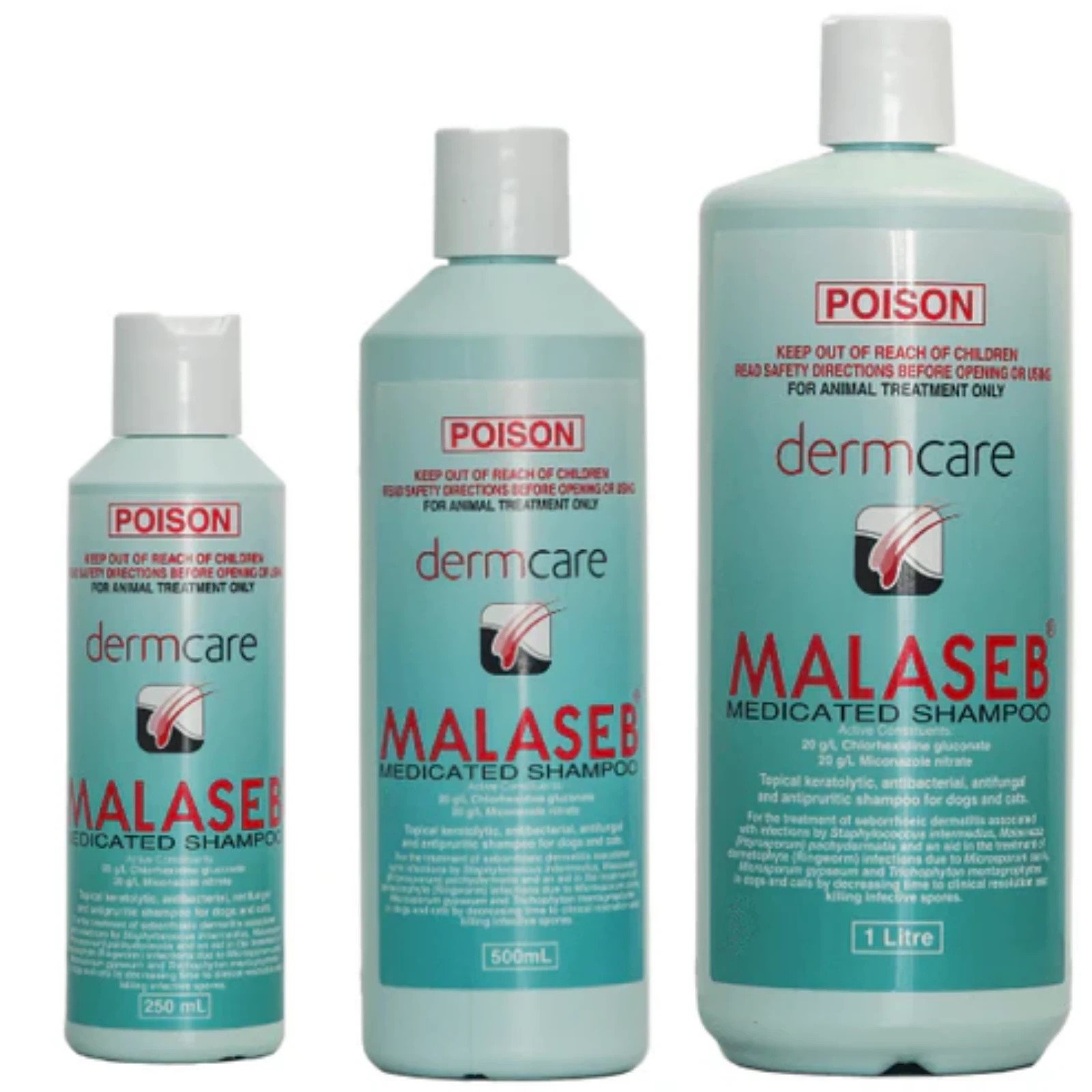 2 Dermcare Malaseb Medicated Shampoo - 250ml, 2 of 2