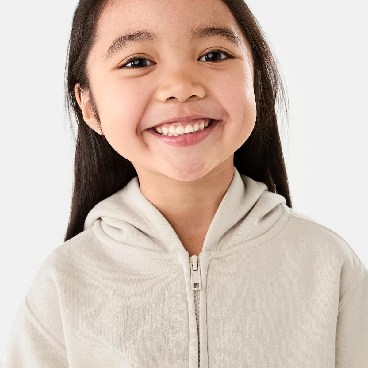 4 Zip Through Hoodie Crm Beige, 4 of 10
