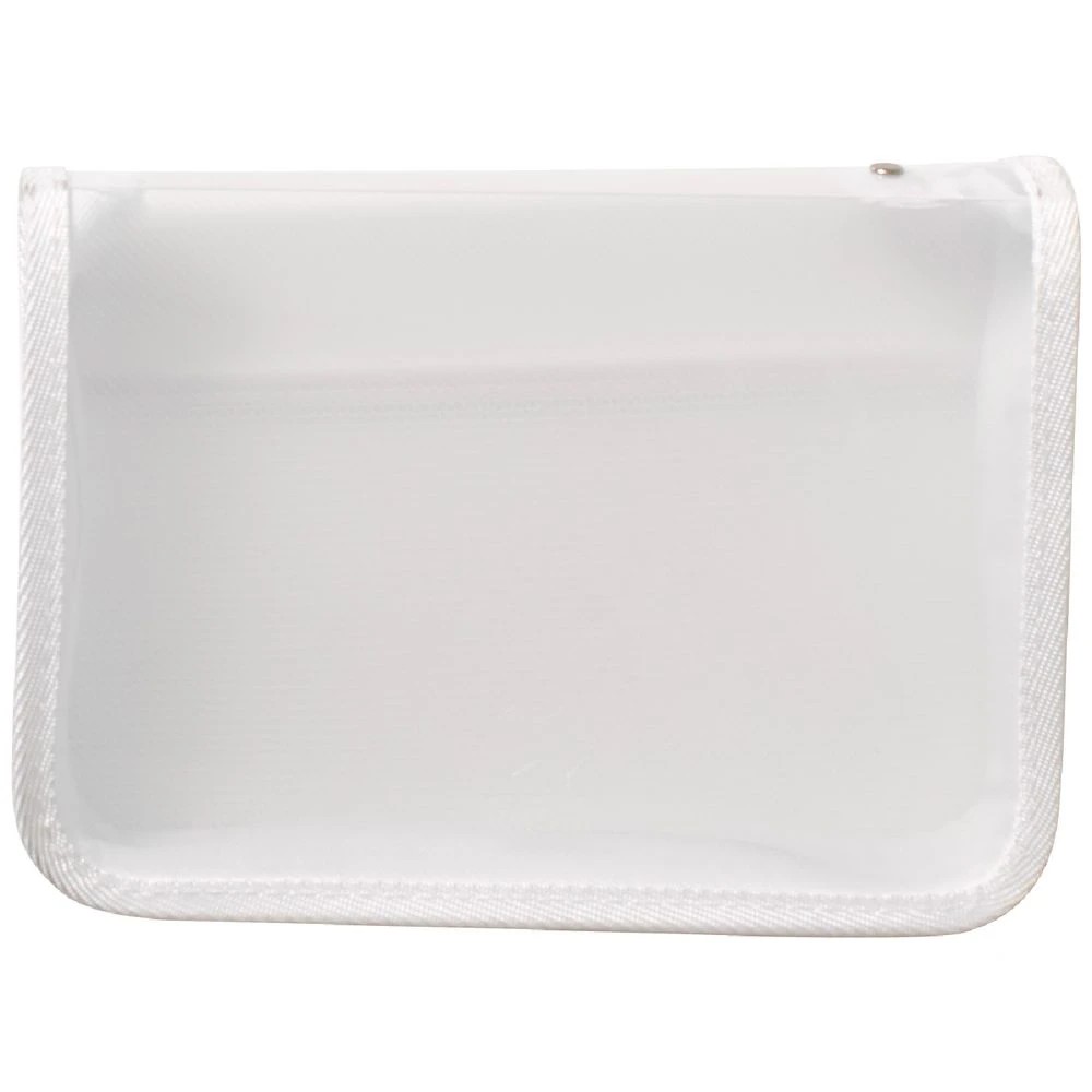 1 Ausinc A5 Zipped Document Folder Clear, 1 of 5