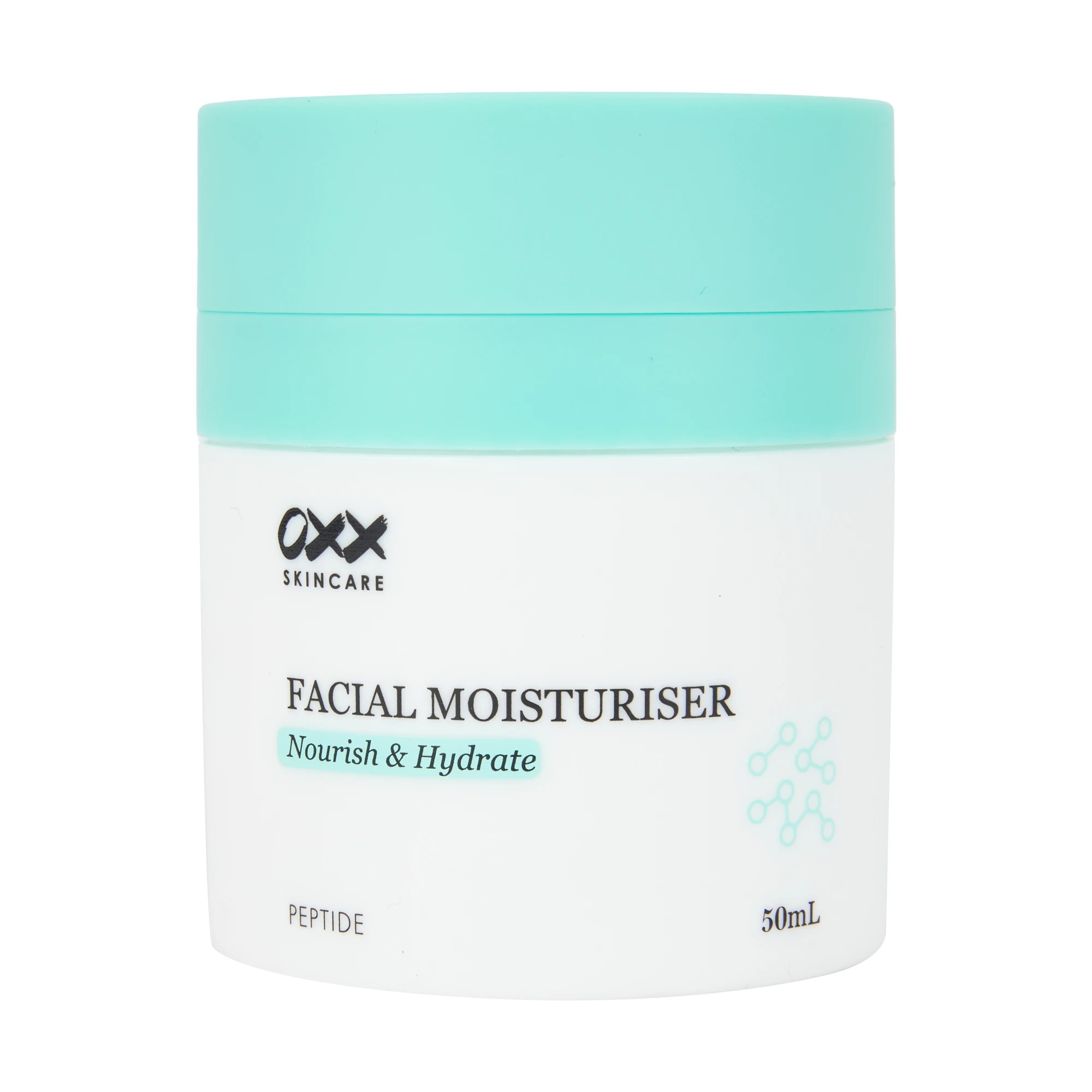 1 OXX Skincare Facial Moisturiser 50ml - Peptide, 1 of 4