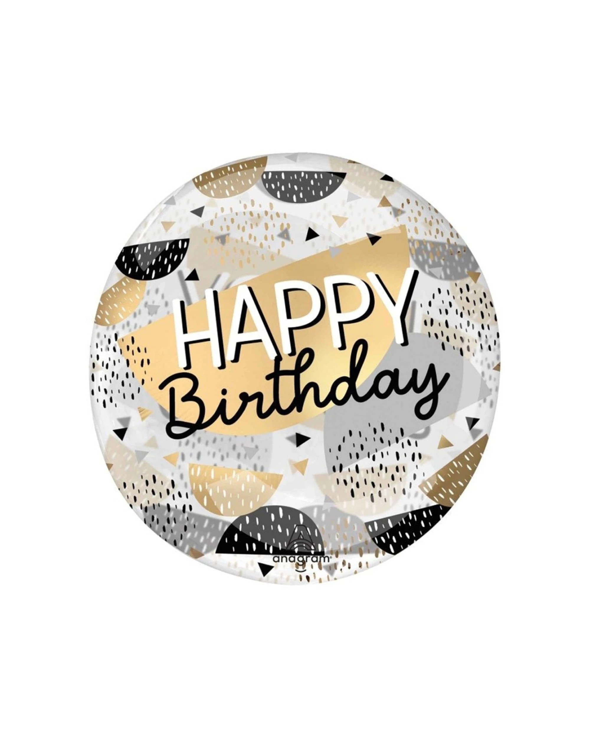 1 Anagram Clearz Happy Birthday Balloon 50cm Party Celebration Decoration - Multi, 1 of 1