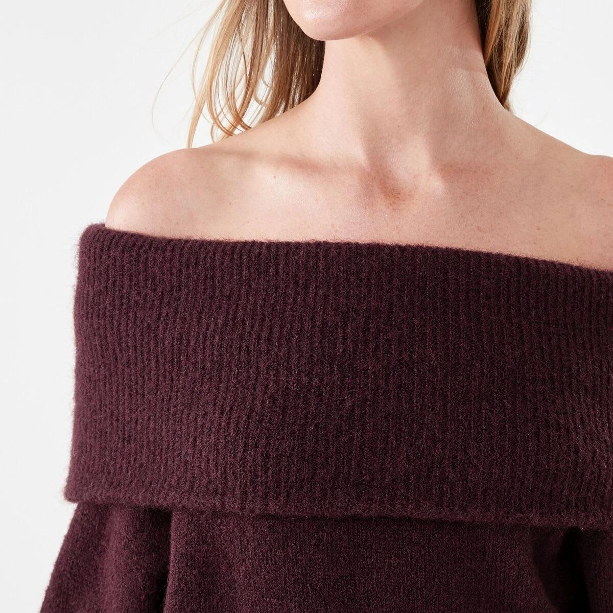 5 Off Shoulder Jumper Mulberry, 5 of 6