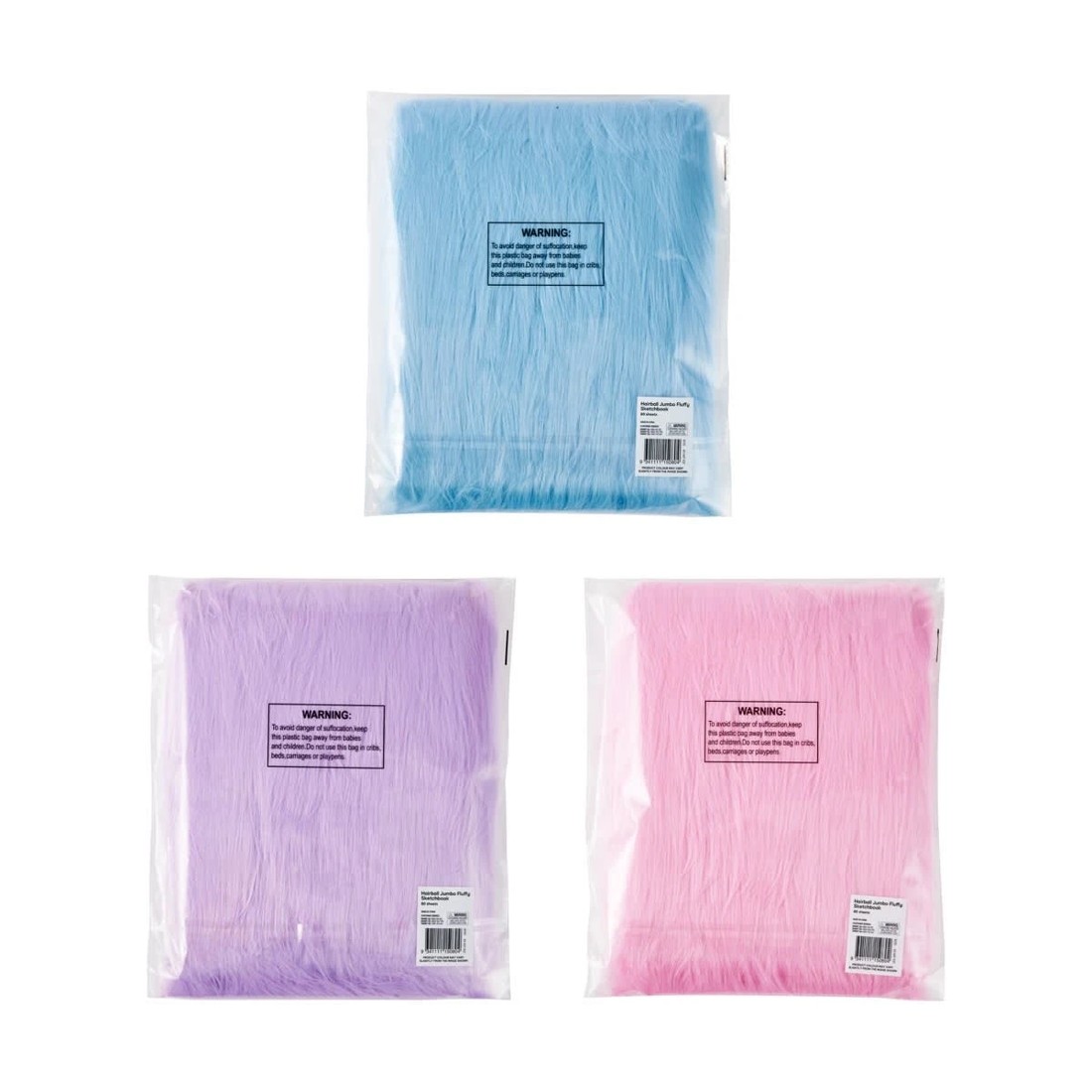 7 Hairball Jumbo Fluffy Sketchbook - Assorted, 7 of 7