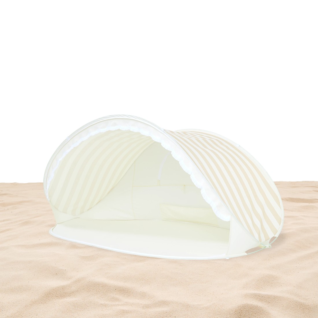 1 Pop-Up Beach Shelter - Natural Stripe, 1 of 7