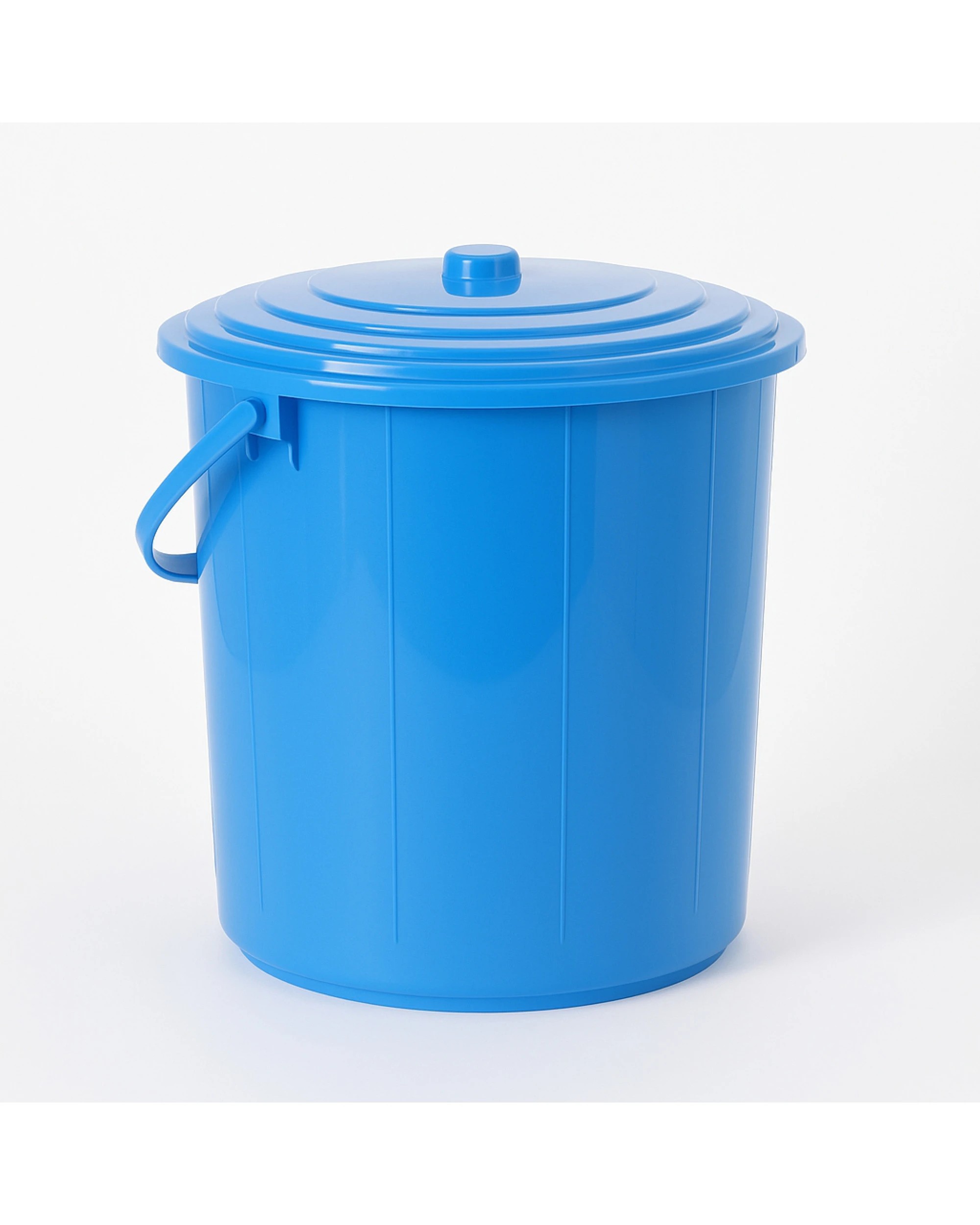 3 BR Home 6x Plastic Buckets with Lid & Carry Handle 16L – Assorted Colours (30D x 28H cm), 3 of 4